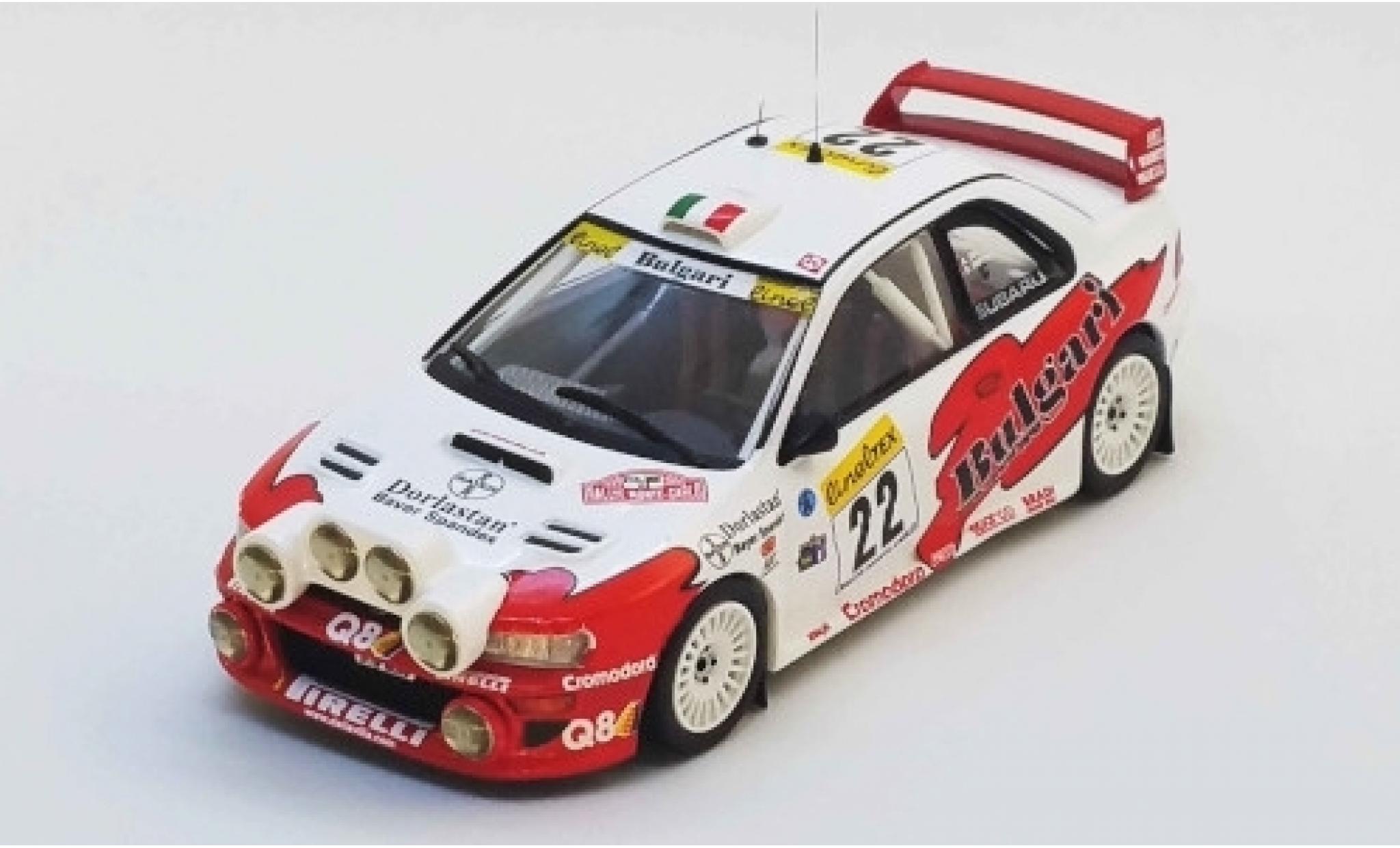 Subaru Impreza 1/43 Trofeu WRC No.22 Bulgari Rally WM Rally Monte Carlo 1999 A. Dallavilla/D. Fappani diecast model cars