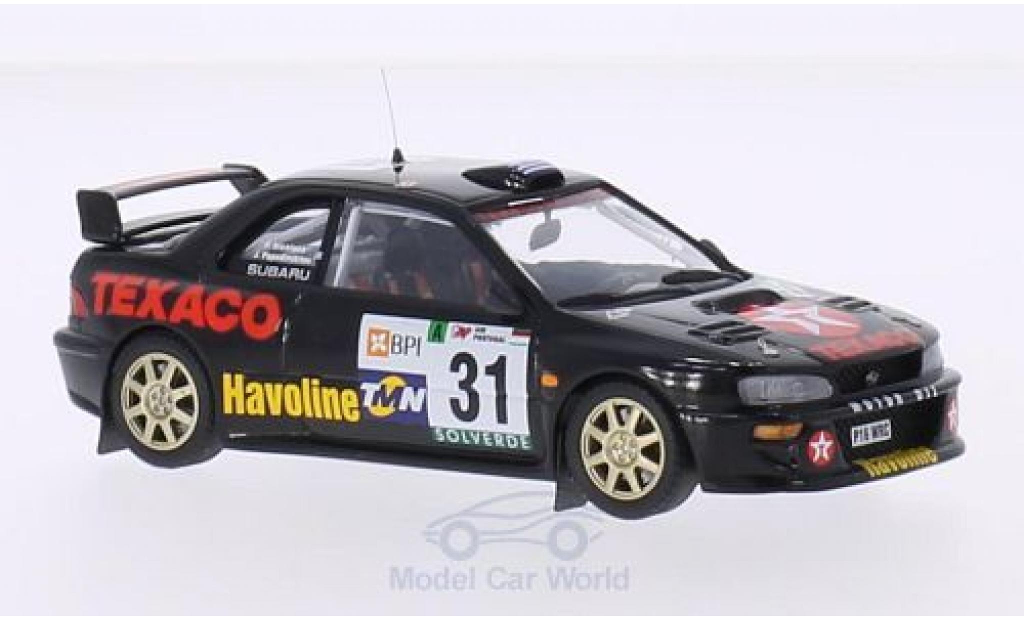 Subaru Impreza WRC 1/43 Trofeu WRC No.31 Texaco Rally WM Rally Portugal 2000 I.Papadimitriou/N.Petropoulos diecast model cars