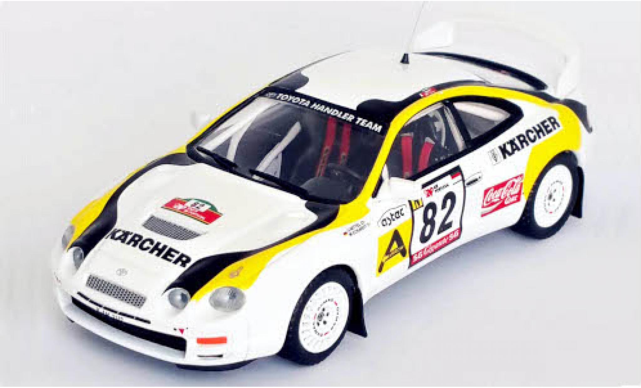 Toyota Celica 1/43 Trofeu GT Four No.82 H&auml;ndler Team K&auml;rcher Rally WM Rally Portugal 1995 U.Nittel/M.Eckardt diecast model cars