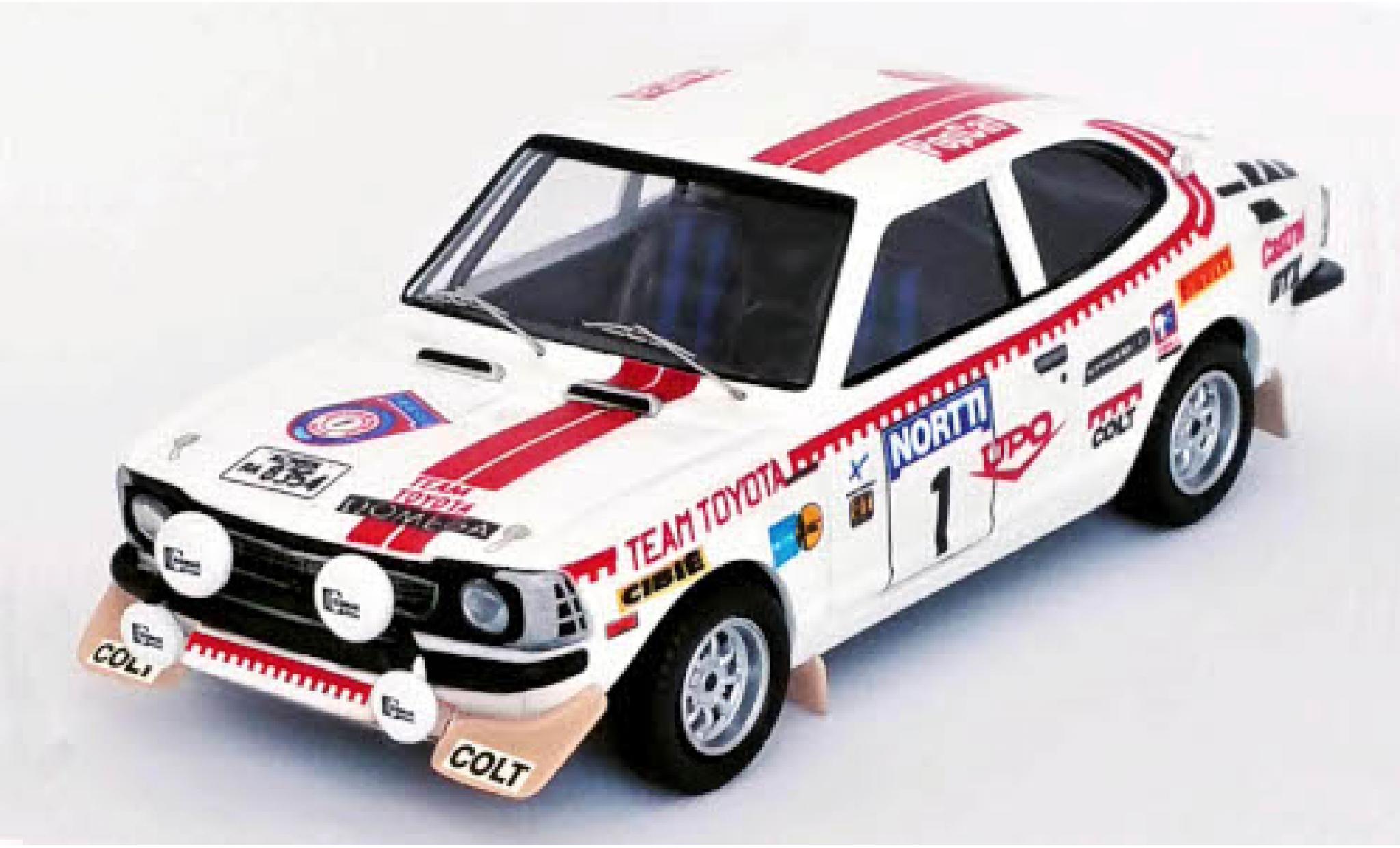Toyota Corolla 1/43 Trofeu Levin No.1 Rally WM 1000 Lakes Rally 1975 H.Mikkola/A.Aho diecast model cars