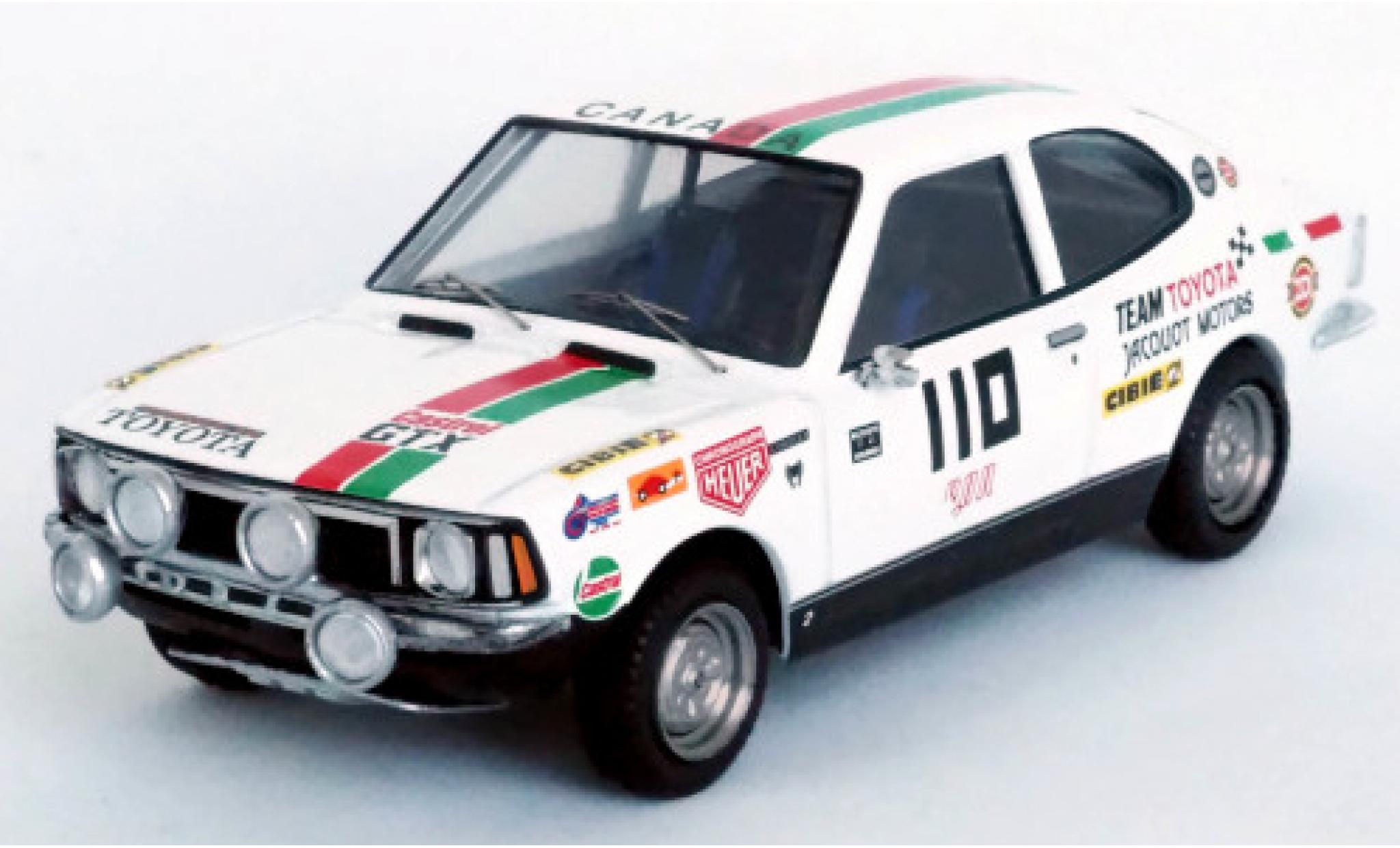 Toyota Corolla 1/43 Trofeu Levin No.110 Team Jacquot Motors Castrol Rally Press-on-Regardless 1973 W.Boyce/D.Woods diecast model cars