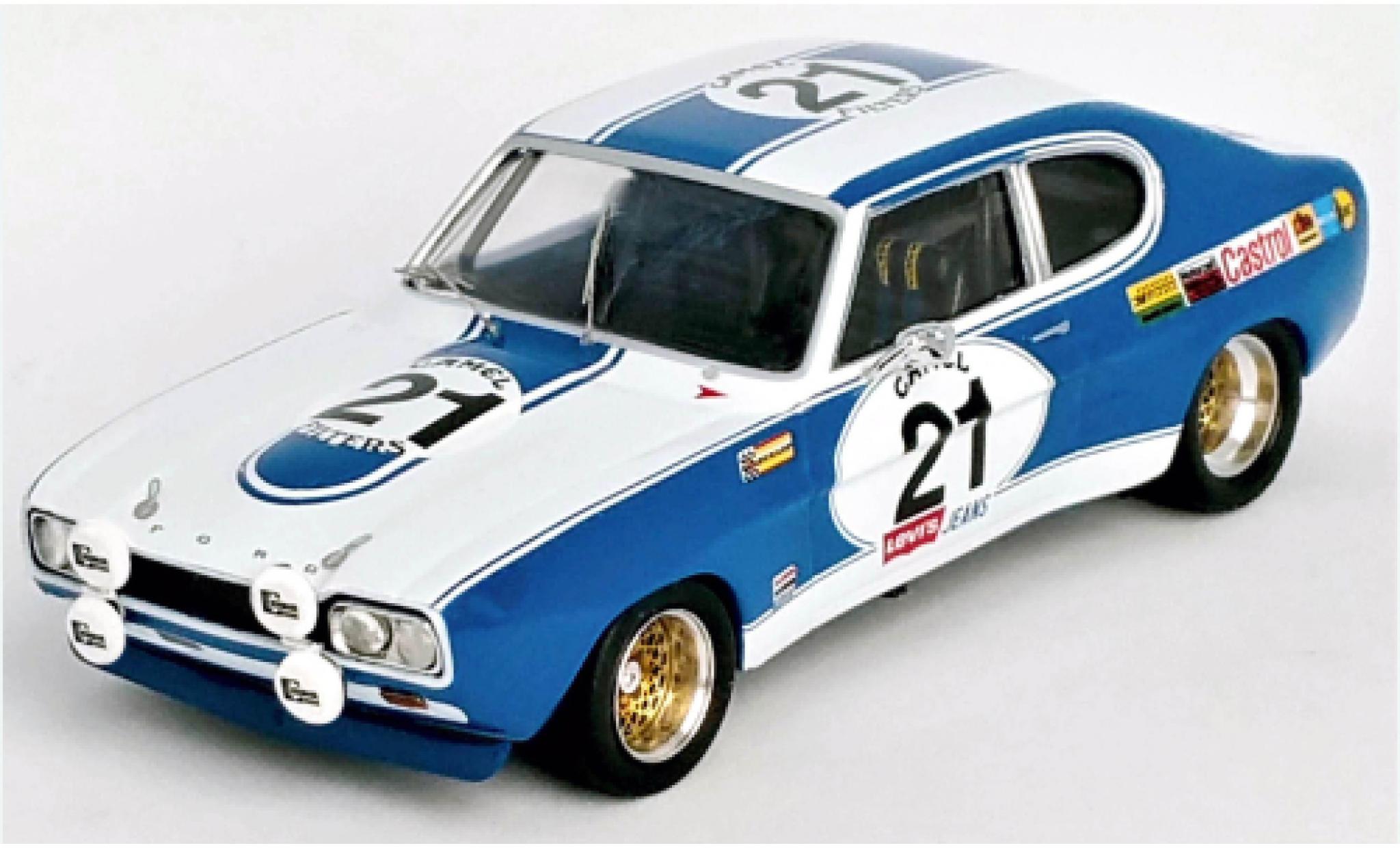 Ford Capri 1/43 Trofeu MK I 2600 RS No.21 24h Spa 1971 diecast model cars