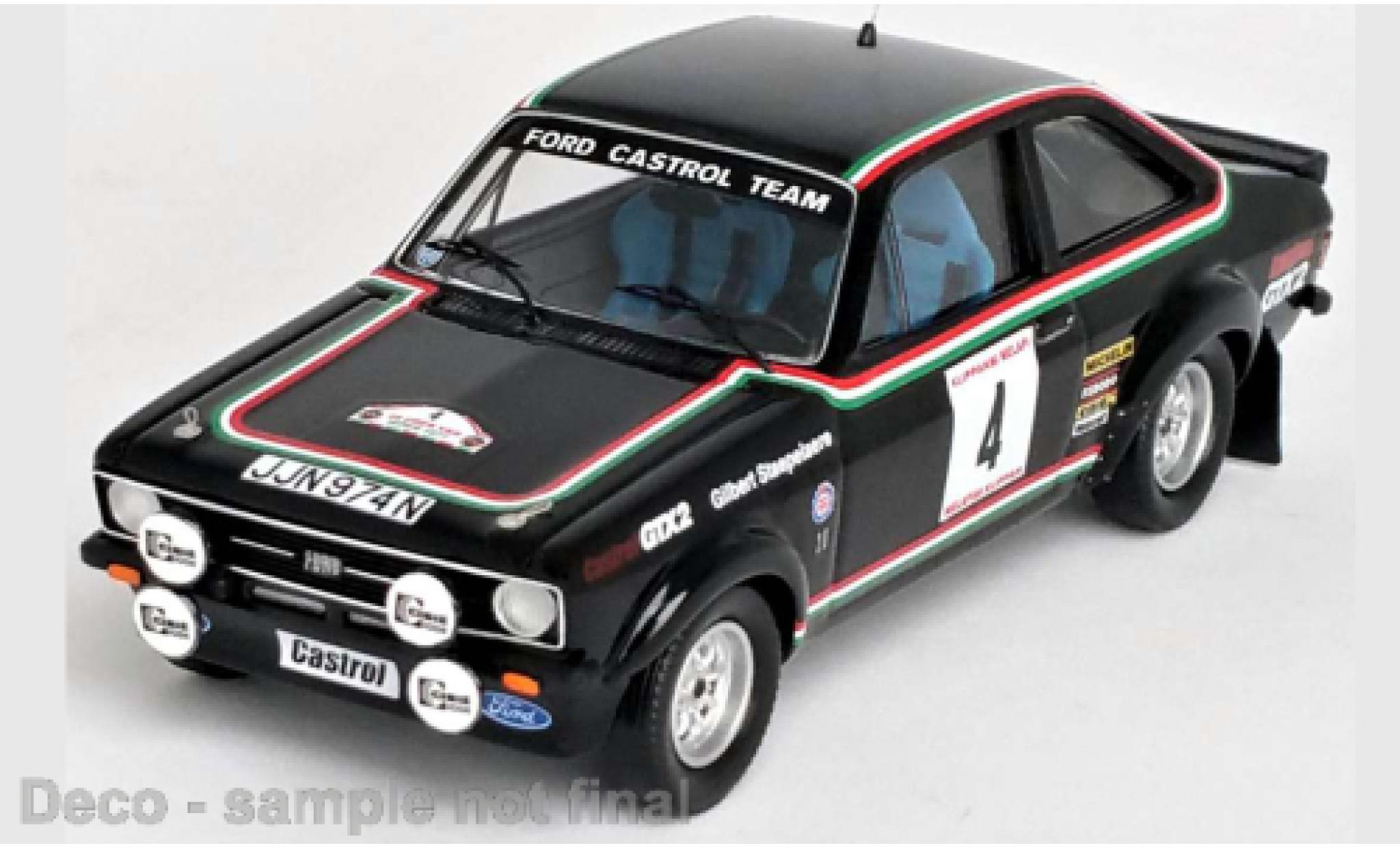 Ford Escort 1/43 Trofeu Mk II RS 1800 No.4 Rally Ypres 1977 diecast model cars