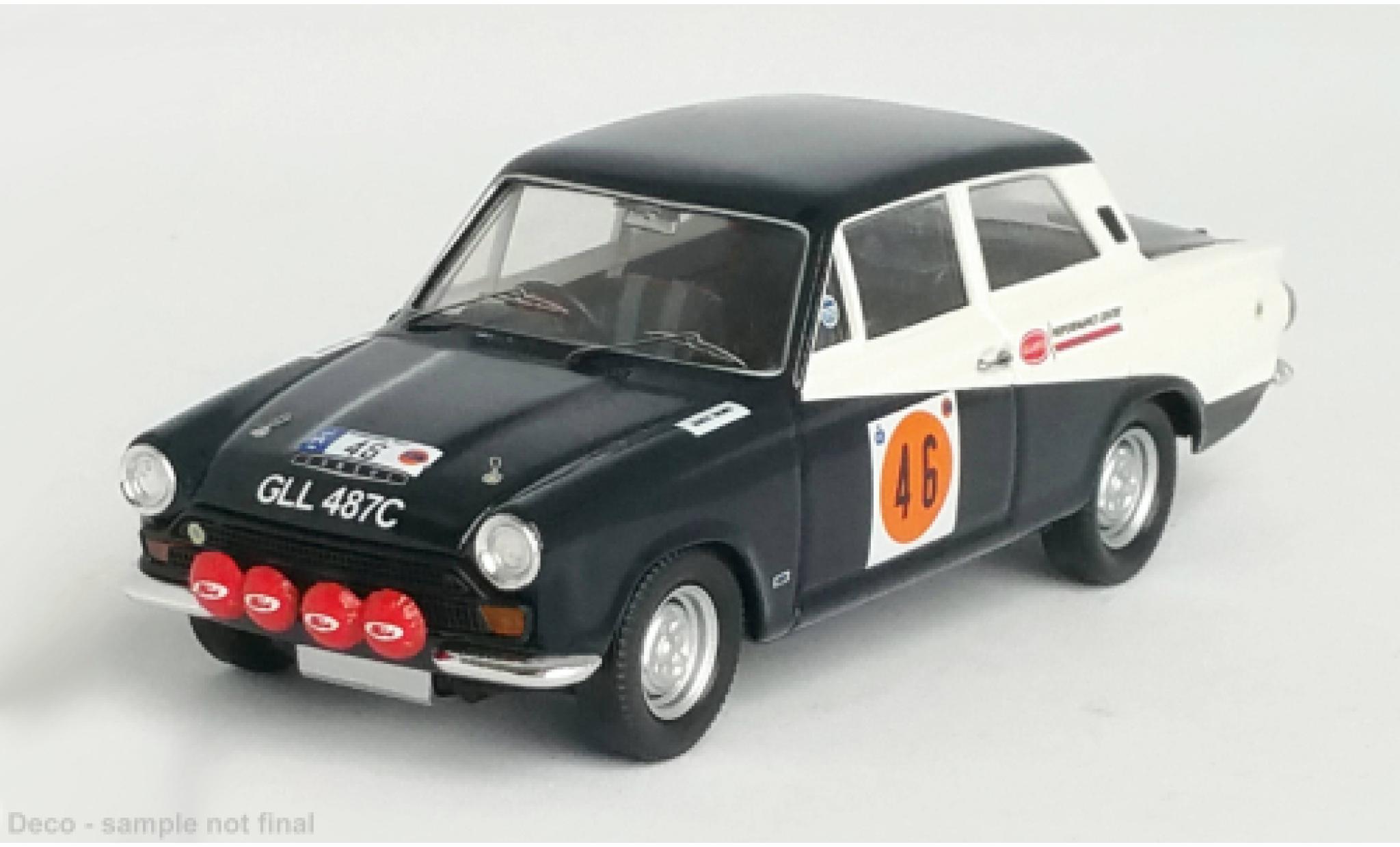 Lotus Cortina 1/43 Trofeu Ford MkI RHD No.46 RAC Rally 1968 diecast model cars