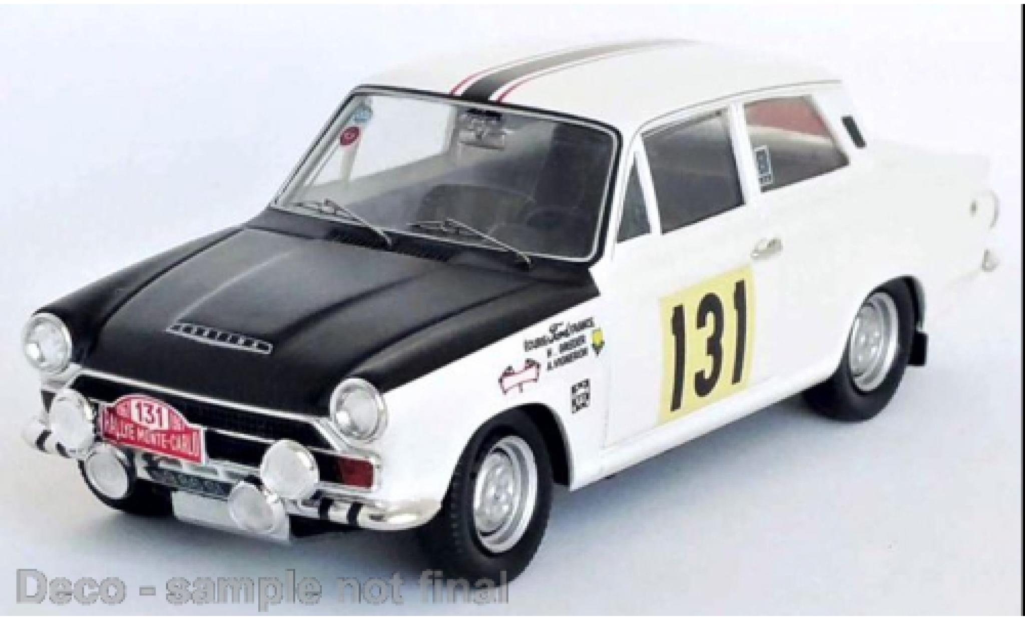 Lotus Cortina 1/43 Trofeu Ford No.131 Rally Monte Carlo 1967 diecast model cars