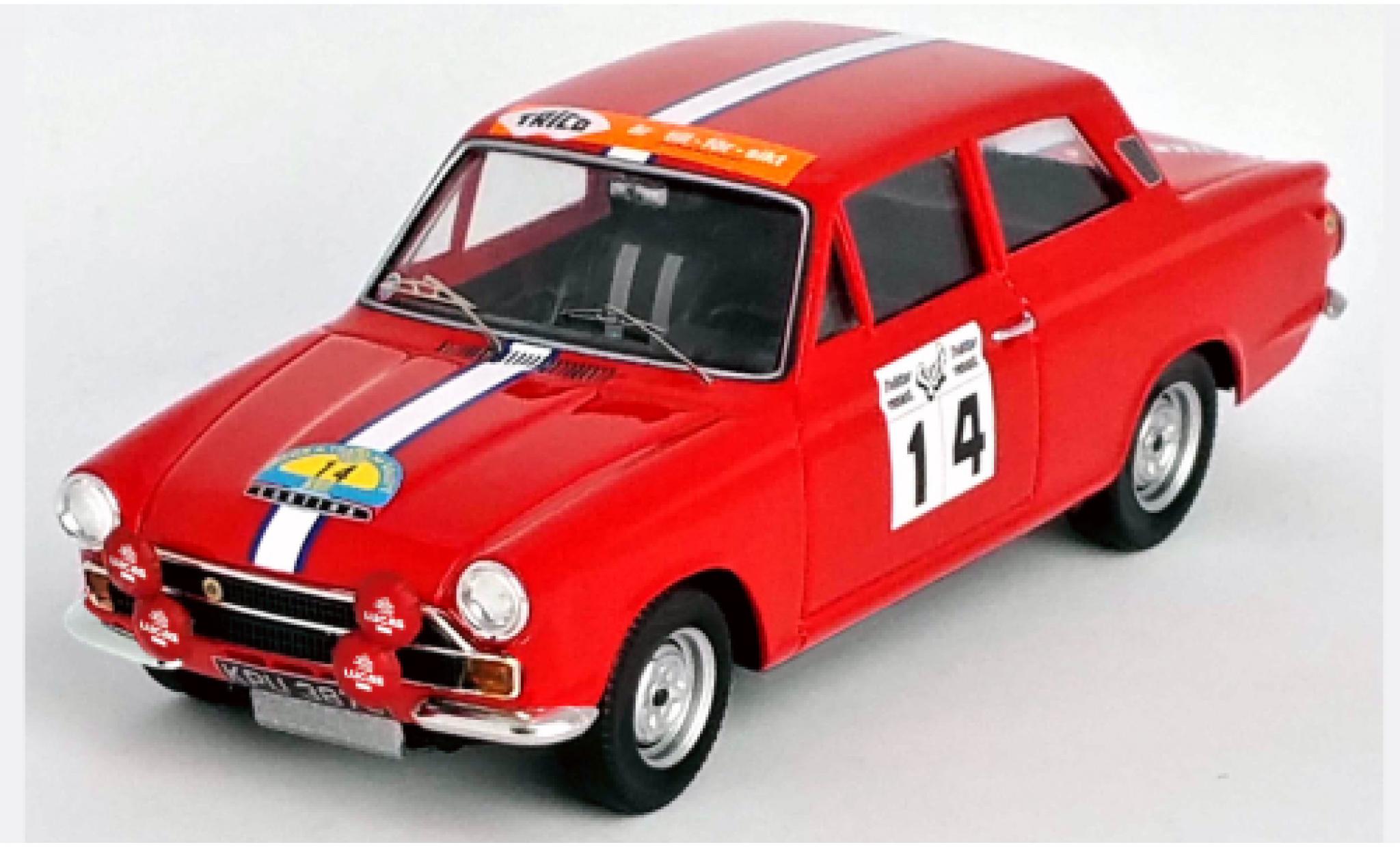 Lotus Cortina 1/43 Trofeu Ford No.14 Rally Schweden 1966 diecast model cars