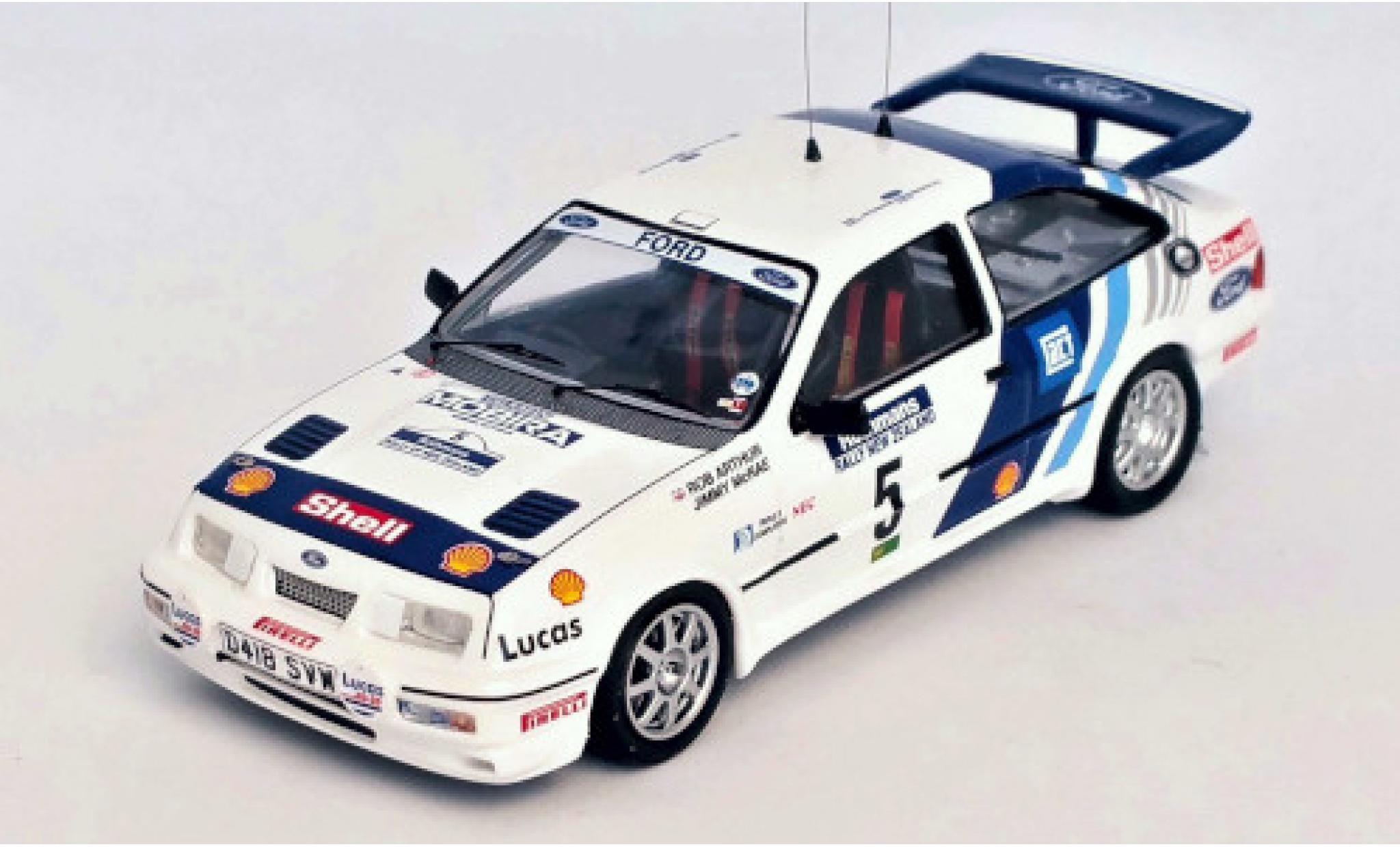 Ford Sierra 1/43 Trofeu RS Cosworth RHD No.5 Rally WM Rally Neuseeland 1989 diecast model cars