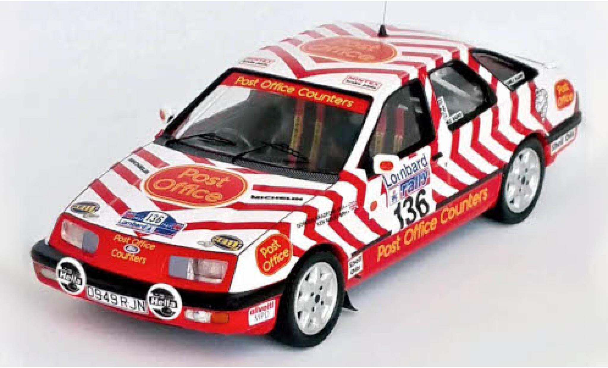 Ford Sierra 1/43 Trofeu XR 4x4 RHD No.136 Rally WM RAC Rally 1987 diecast model cars