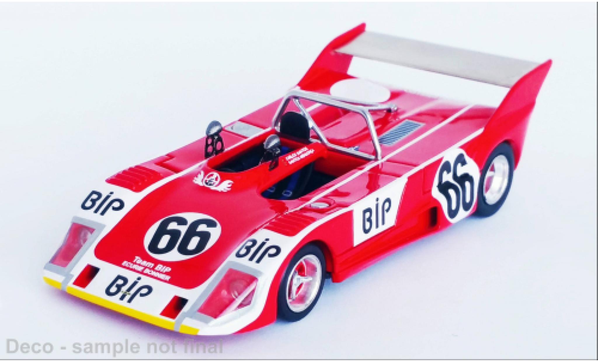 Lola T292 1/43 Trofeu RHD No.66 1000 Km Spa 1973 diecast model cars