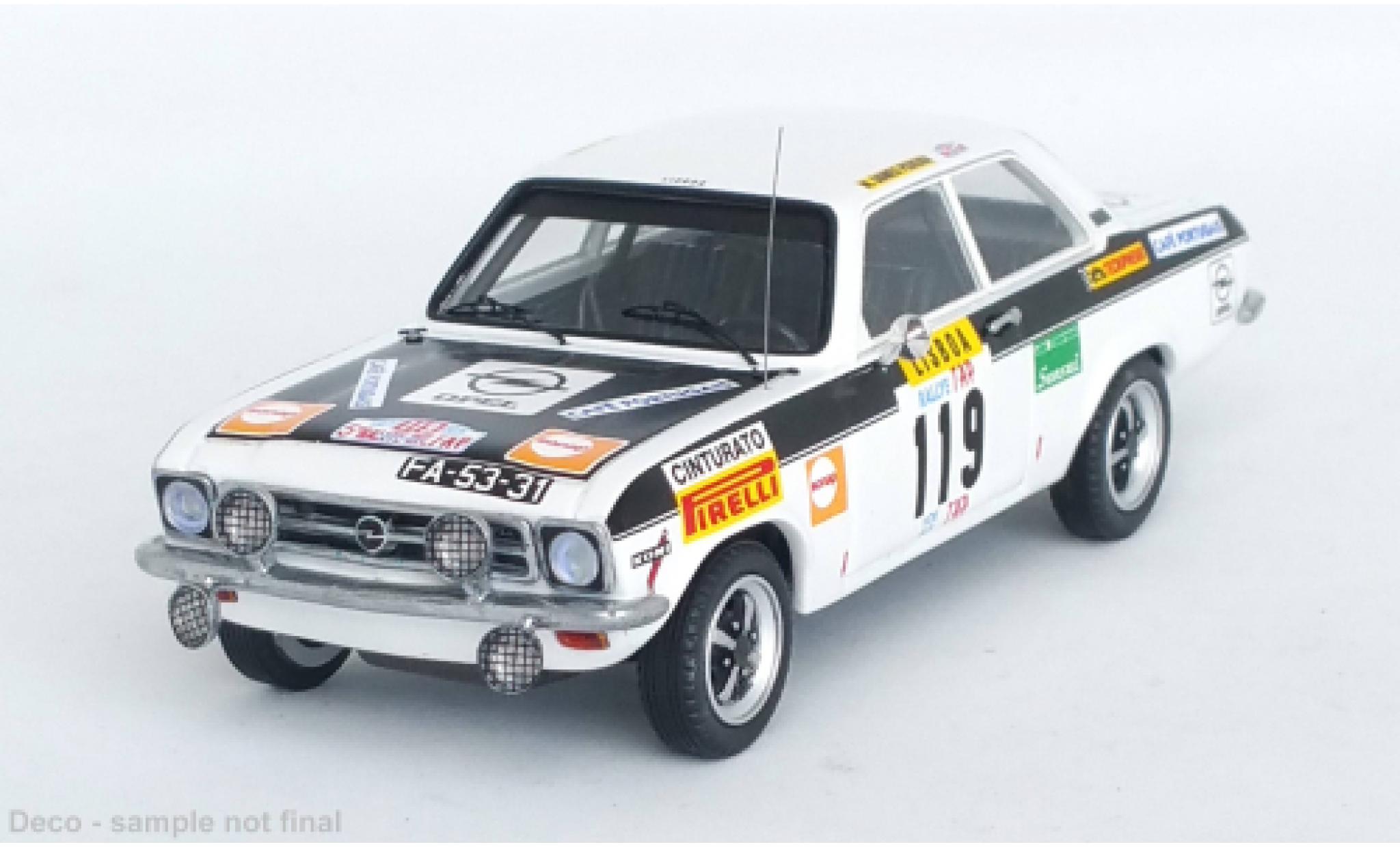 Opel Ascona 1/43 Trofeu A No.119 Rally Portugal 1971 diecast model cars