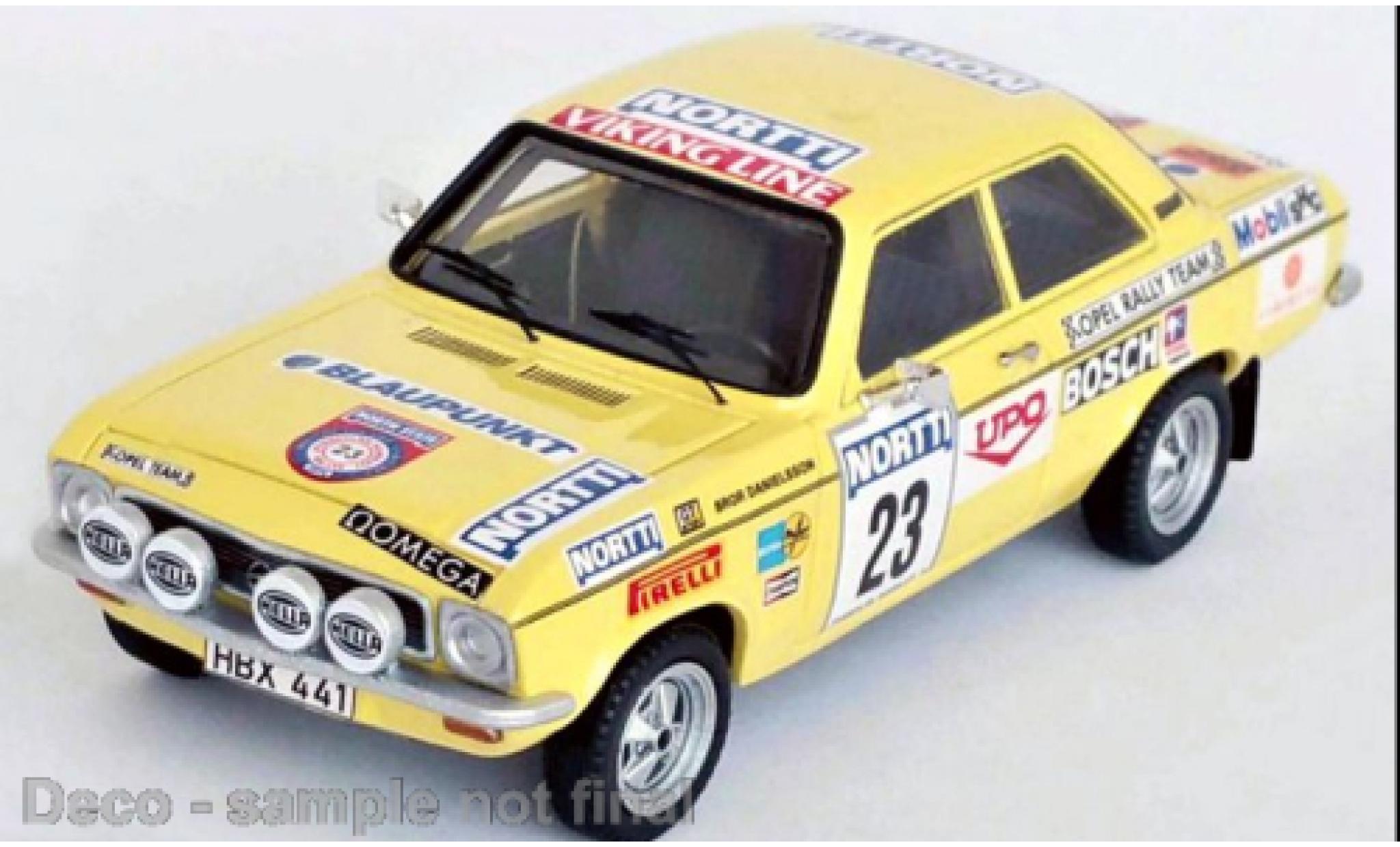 Opel Ascona 1/43 Trofeu A No.23 Rally WM 1000 Lakes Rally 1974 diecast model cars