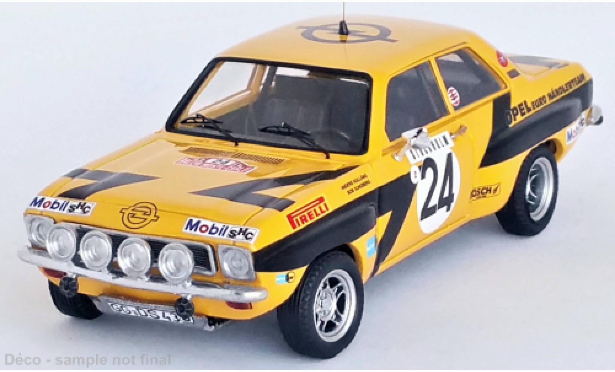 Opel Ascona 1/43 Trofeu A No.24 Euro H&auml;ndler Team Rally WM Rally Monte Carlo 1975 diecast model cars