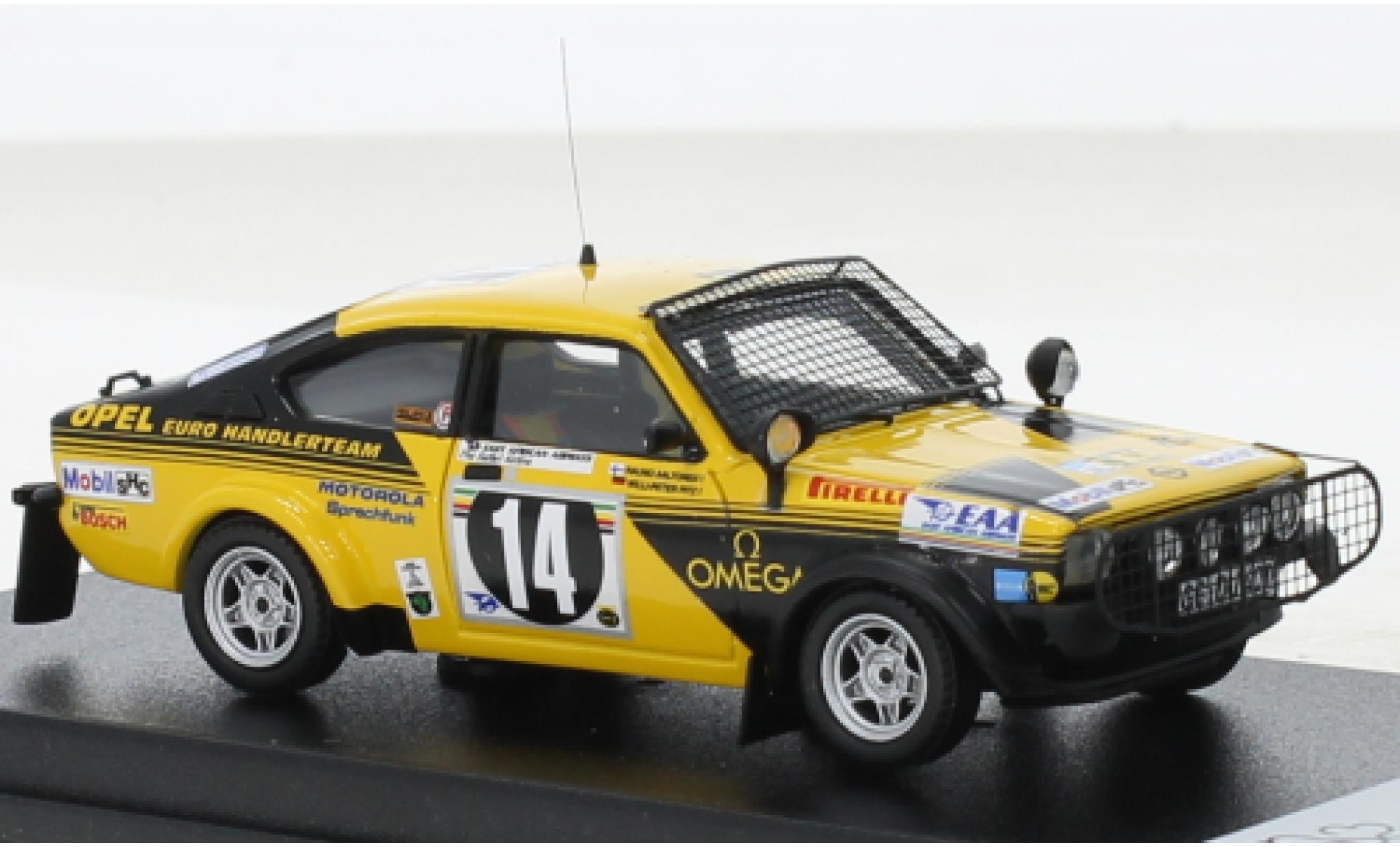Opel Kadett 1/43 Trofeu C GT/E No.14 Rally WM Safari Rally 1976 diecast model cars
