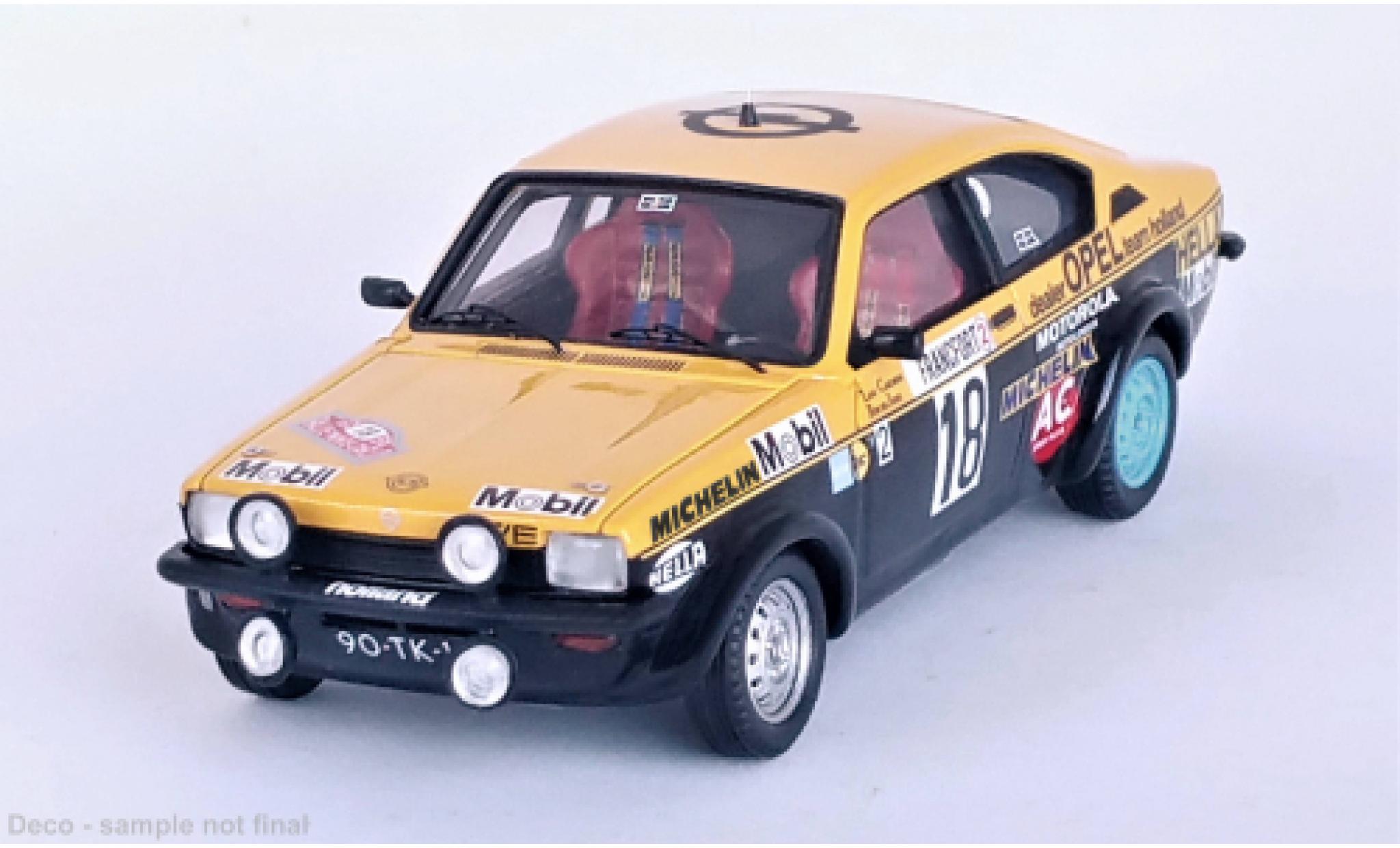 Opel Kadett 1/43 Trofeu C GT/E No.18 Rally WM Rally Monte Carlo 1978 diecast model cars
