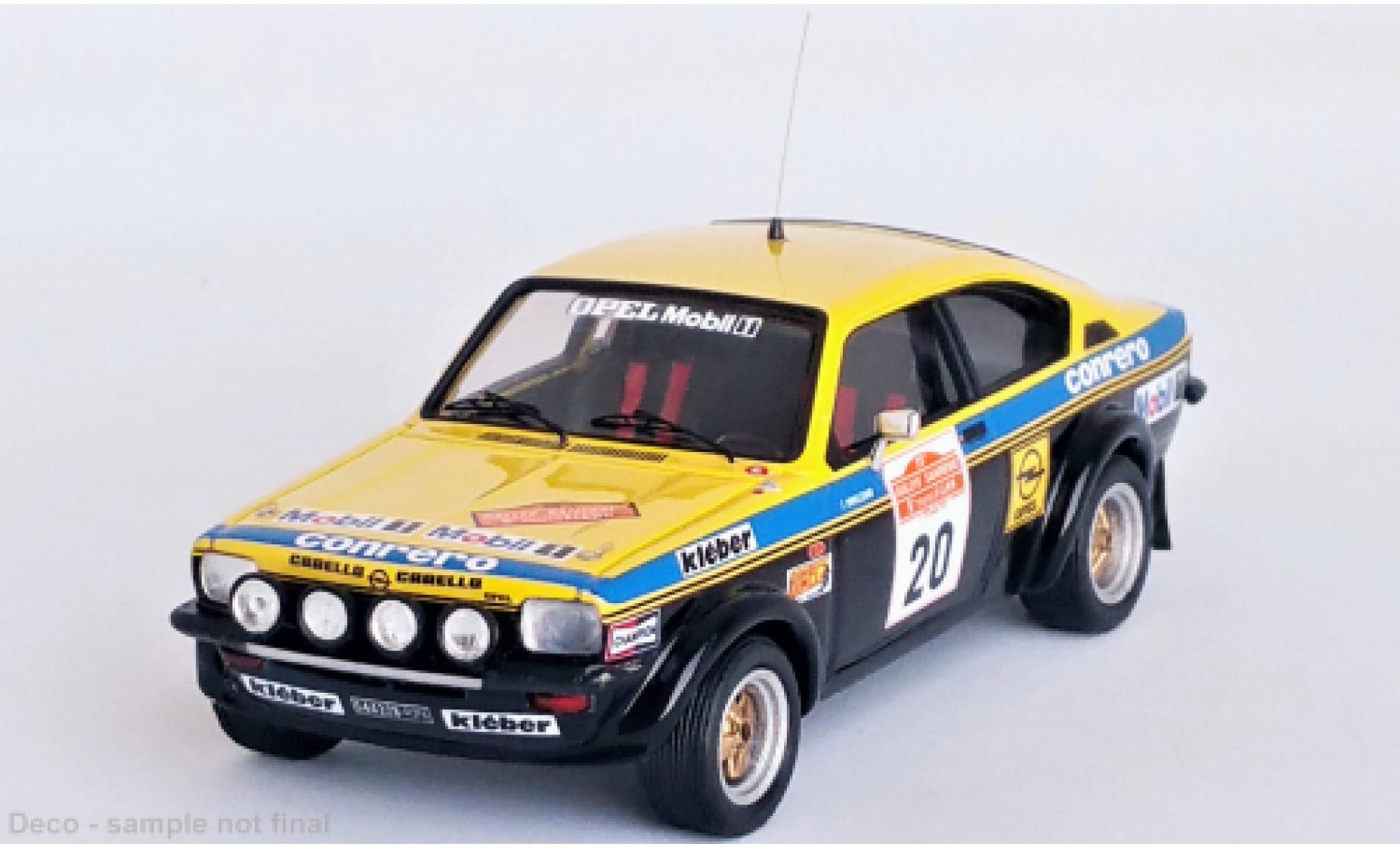 Opel Kadett 1/43 Trofeu C GT/E No.20 Rally WM Rally San Remo 1977 diecast model cars