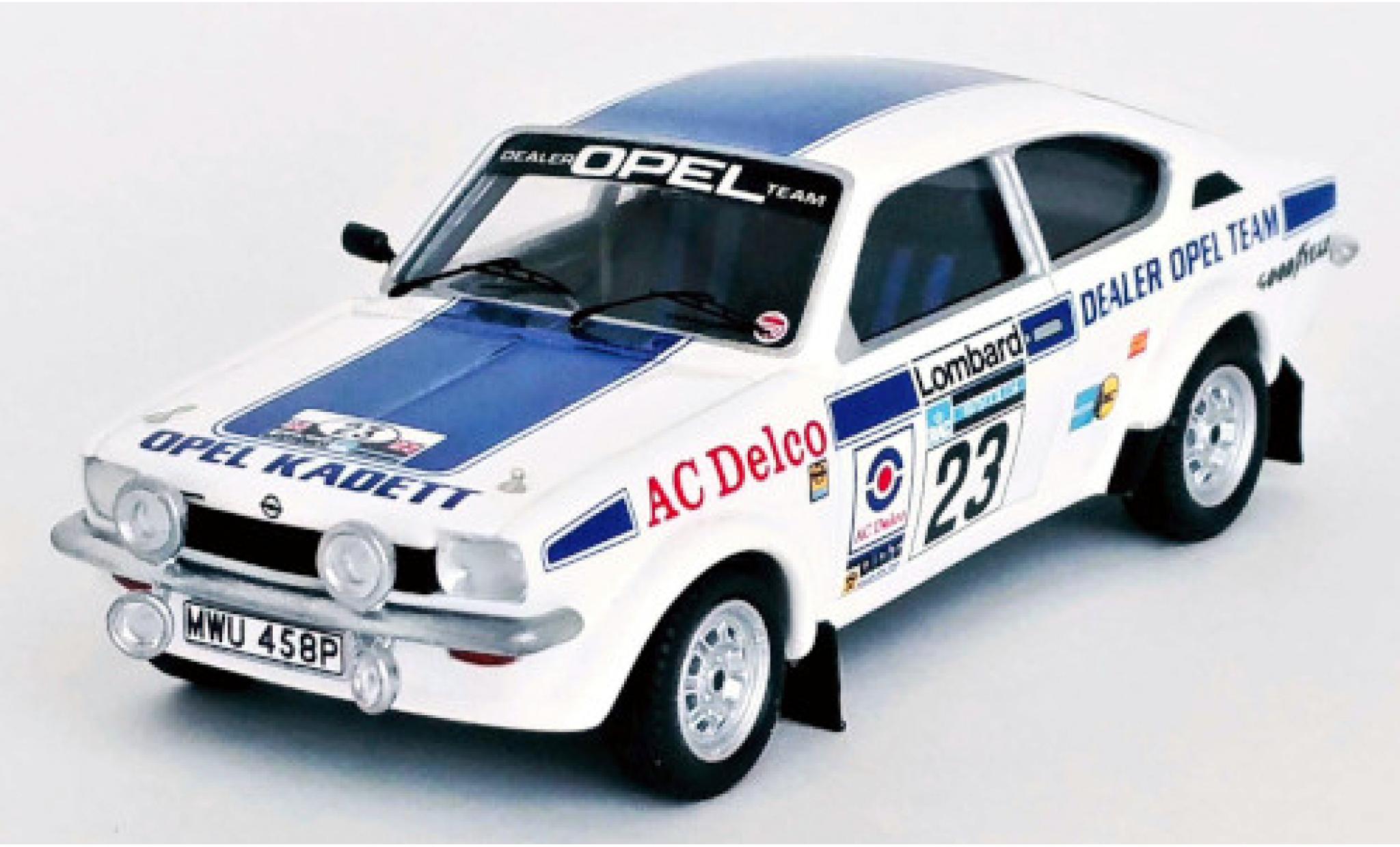 Opel Kadett 1/43 Trofeu C GT/E RHD No.23 Rally WM RAC Rally 1975 diecast model cars