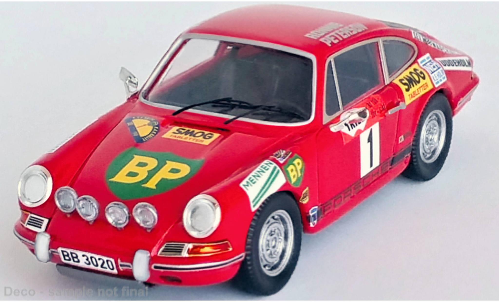 Porsche 911 1/43 Trofeu L No.1 Rally Su&egrave;de 1970 diecast model cars