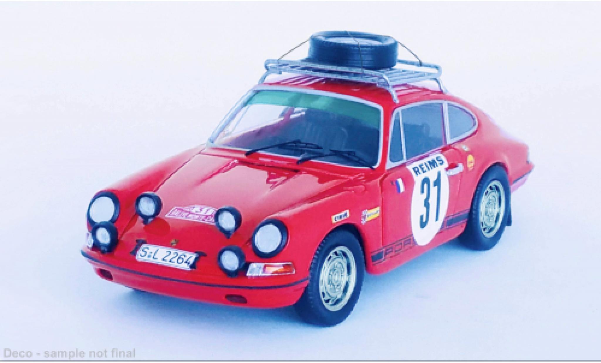 Porsche 911 1/43 Trofeu S No.31 Rally Monte Carlo 1969 diecast model cars