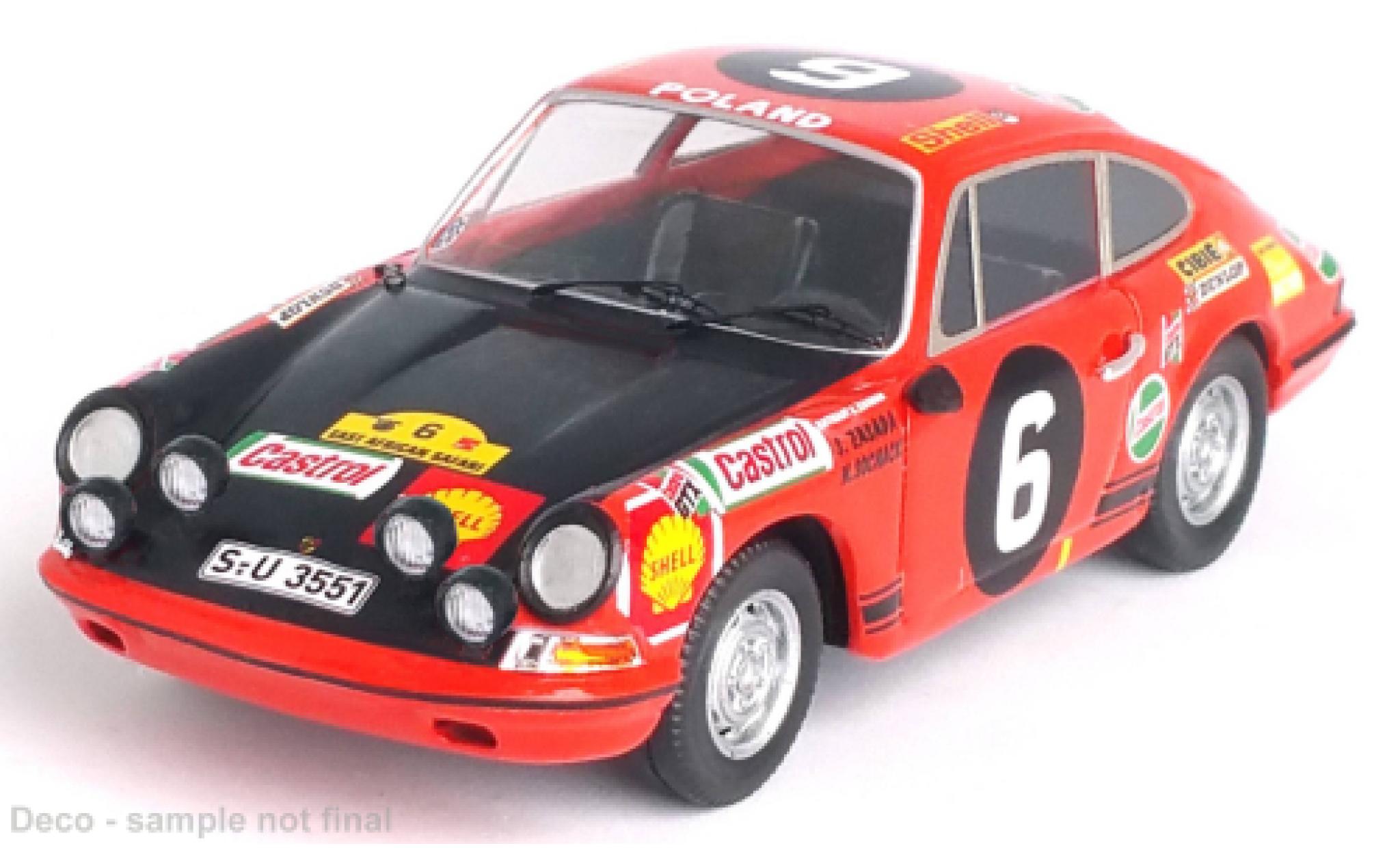 Porsche 911 1/43 Trofeu S No.6 Safari Rally 1970 diecast model cars