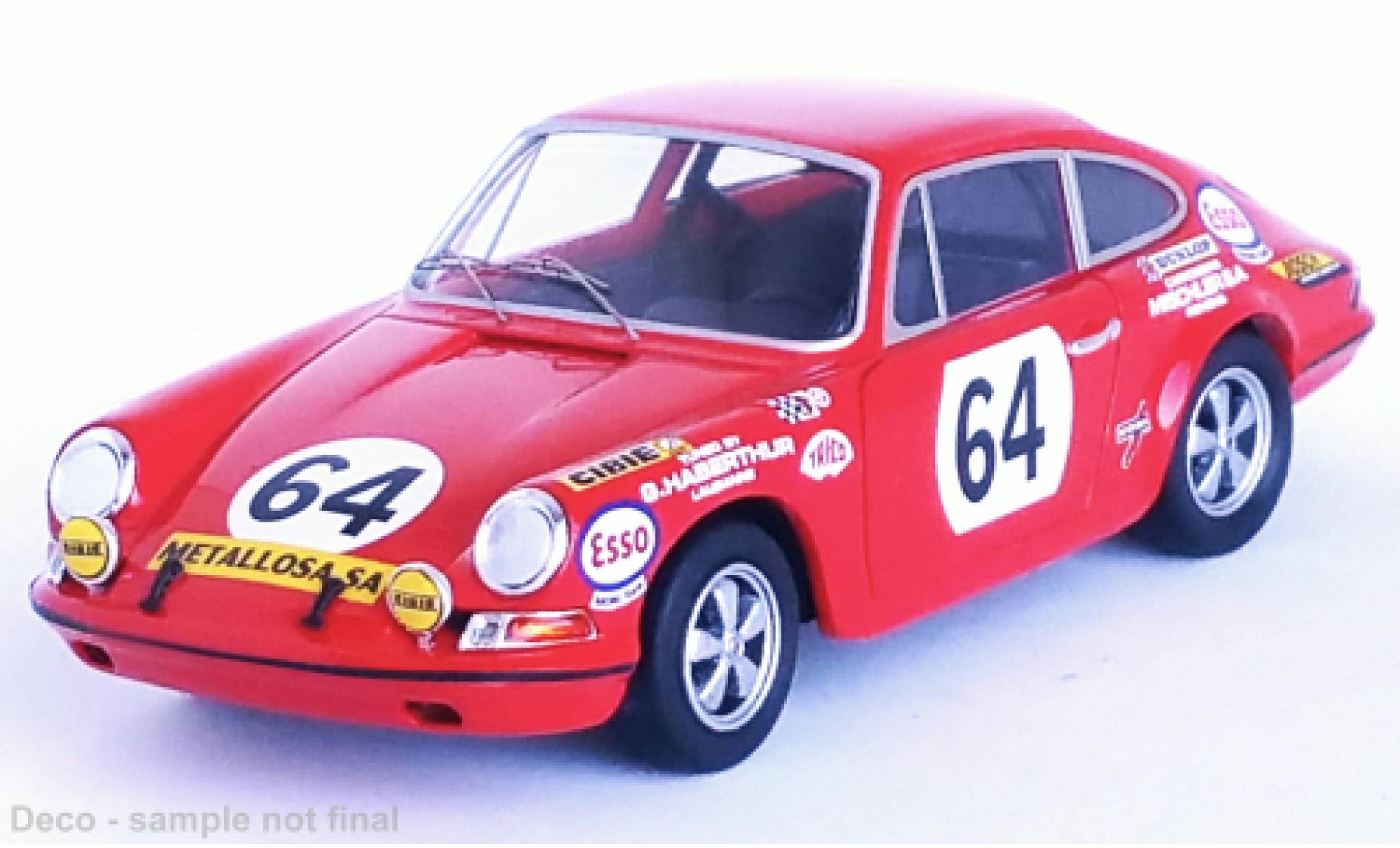 Porsche 911 1/43 Trofeu S No.64 24h Le Mans 1970 diecast model cars