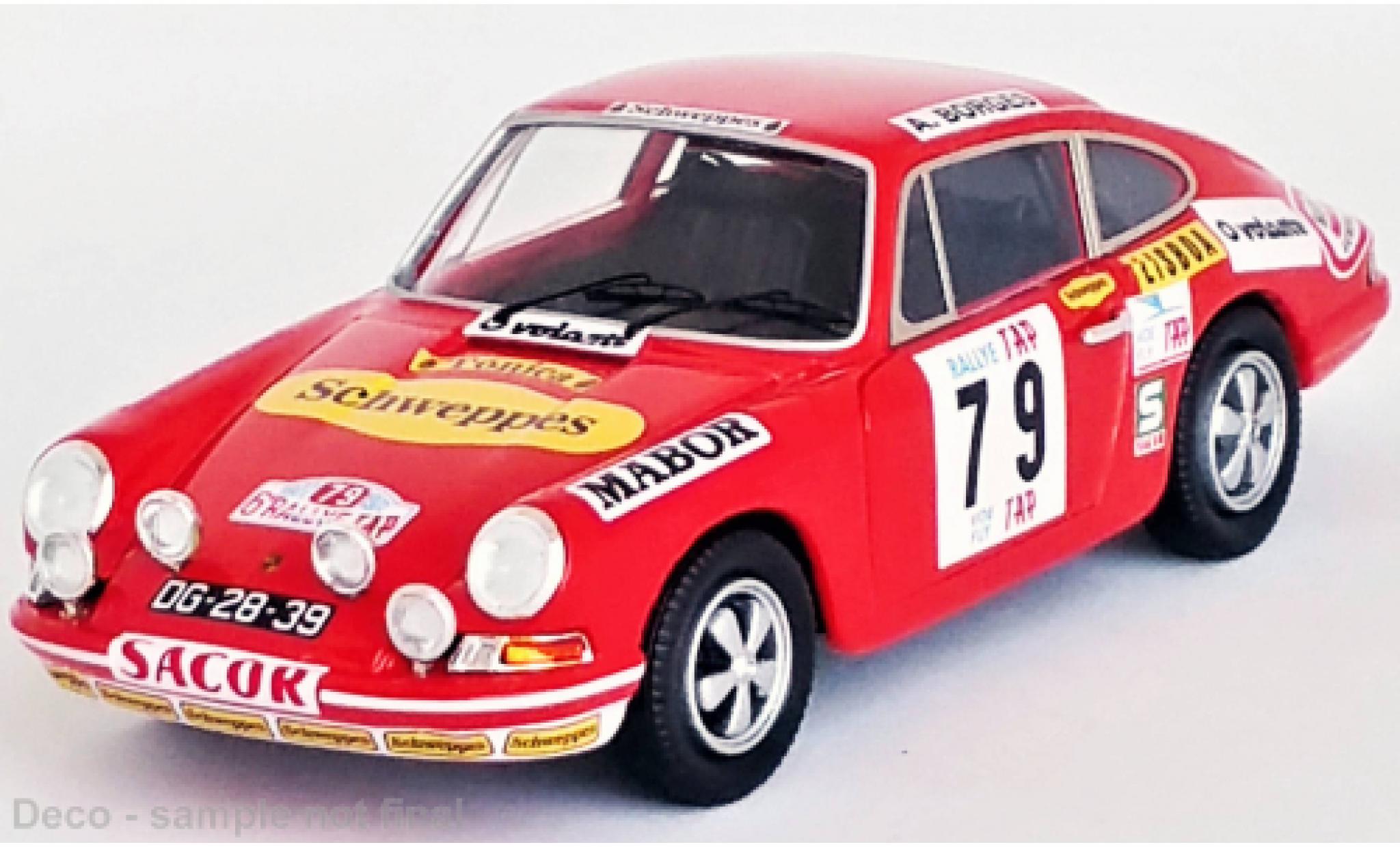 Porsche 911 1/43 Trofeu S No.79 Rally Portugal 1972 diecast model cars