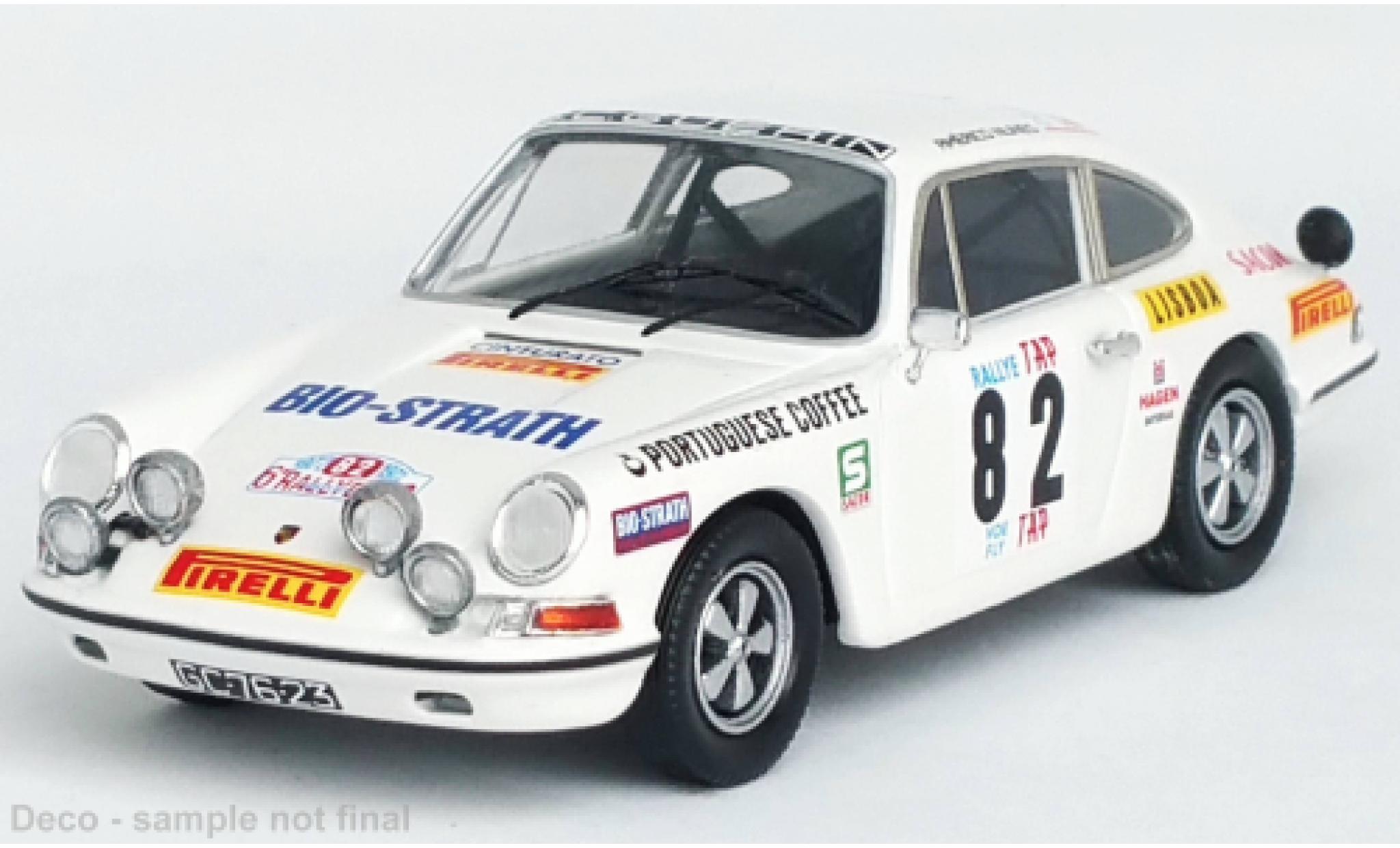 Porsche 911 1/43 Trofeu S No.82 Rally Portugal 1972 diecast model cars