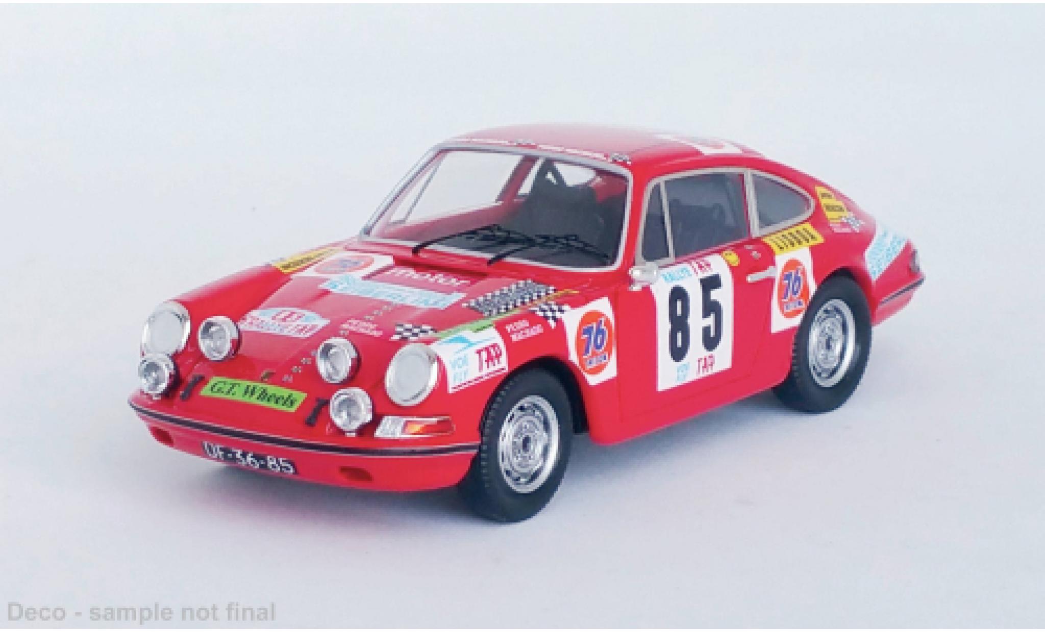 Porsche 911 1/43 Trofeu S No.85 Rally Portugal 1972 diecast model cars