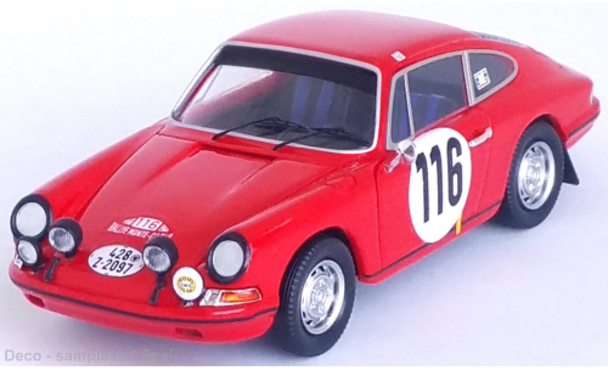 Porsche 911 1/43 Trofeu T No.116 Rally Monte Carlo 1968 diecast model cars