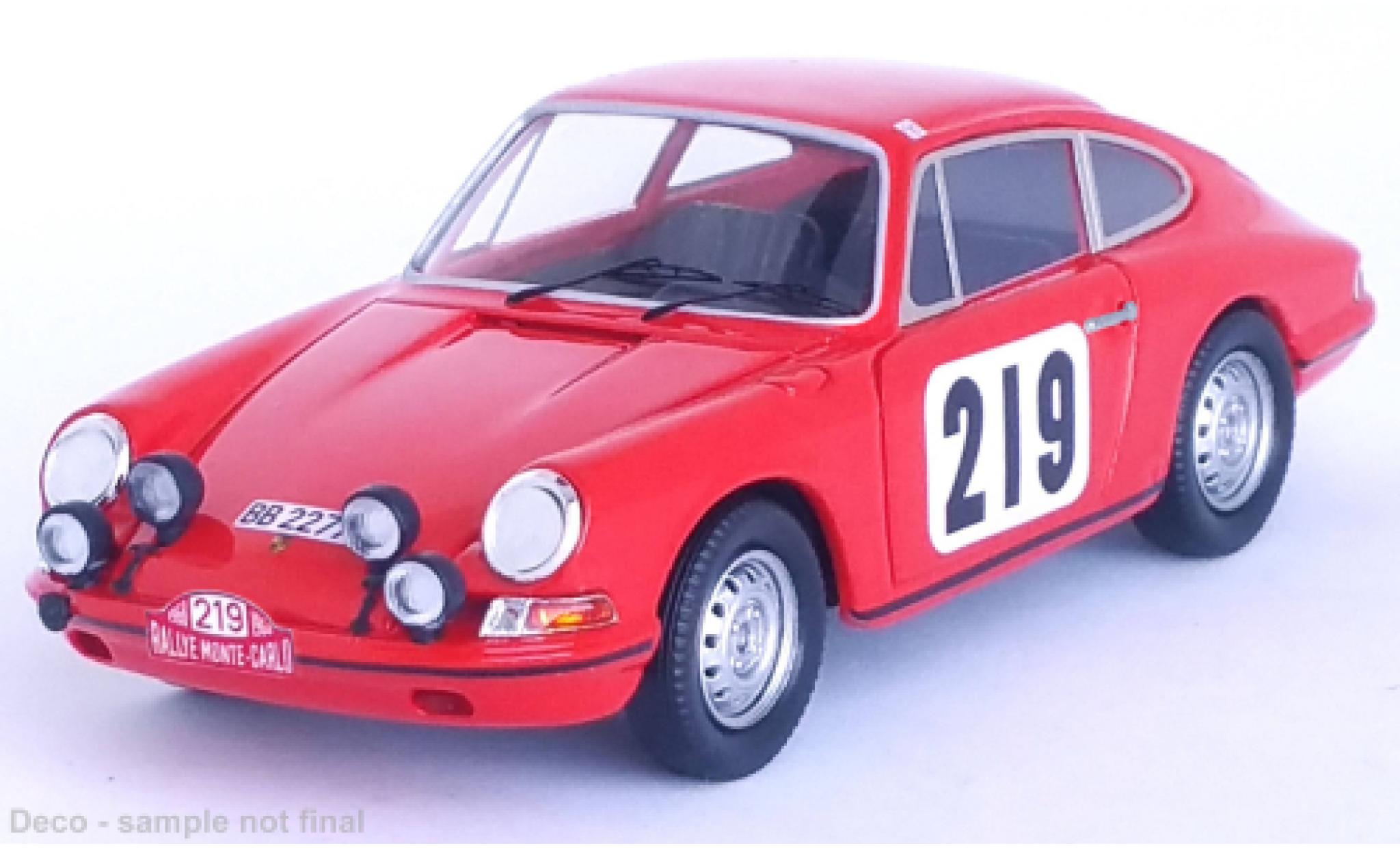 Porsche 911 1/43 Trofeu T No.219 Rally Monte Carlo 1968 diecast model cars