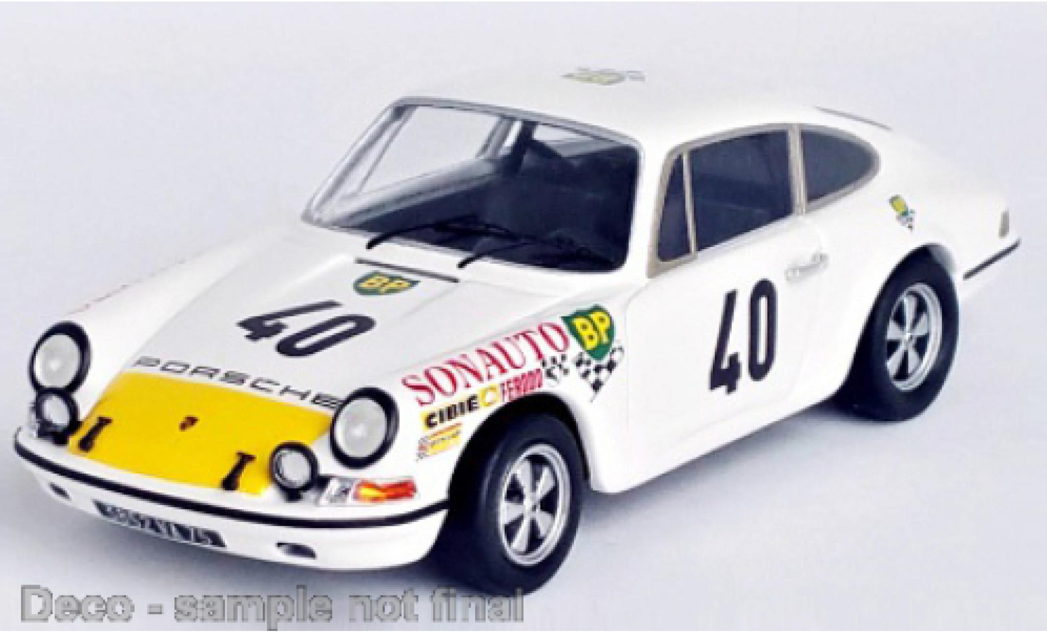 Porsche 911 1/43 Trofeu T No.40 Sonauto 24h Le Mans 1969 diecast model cars