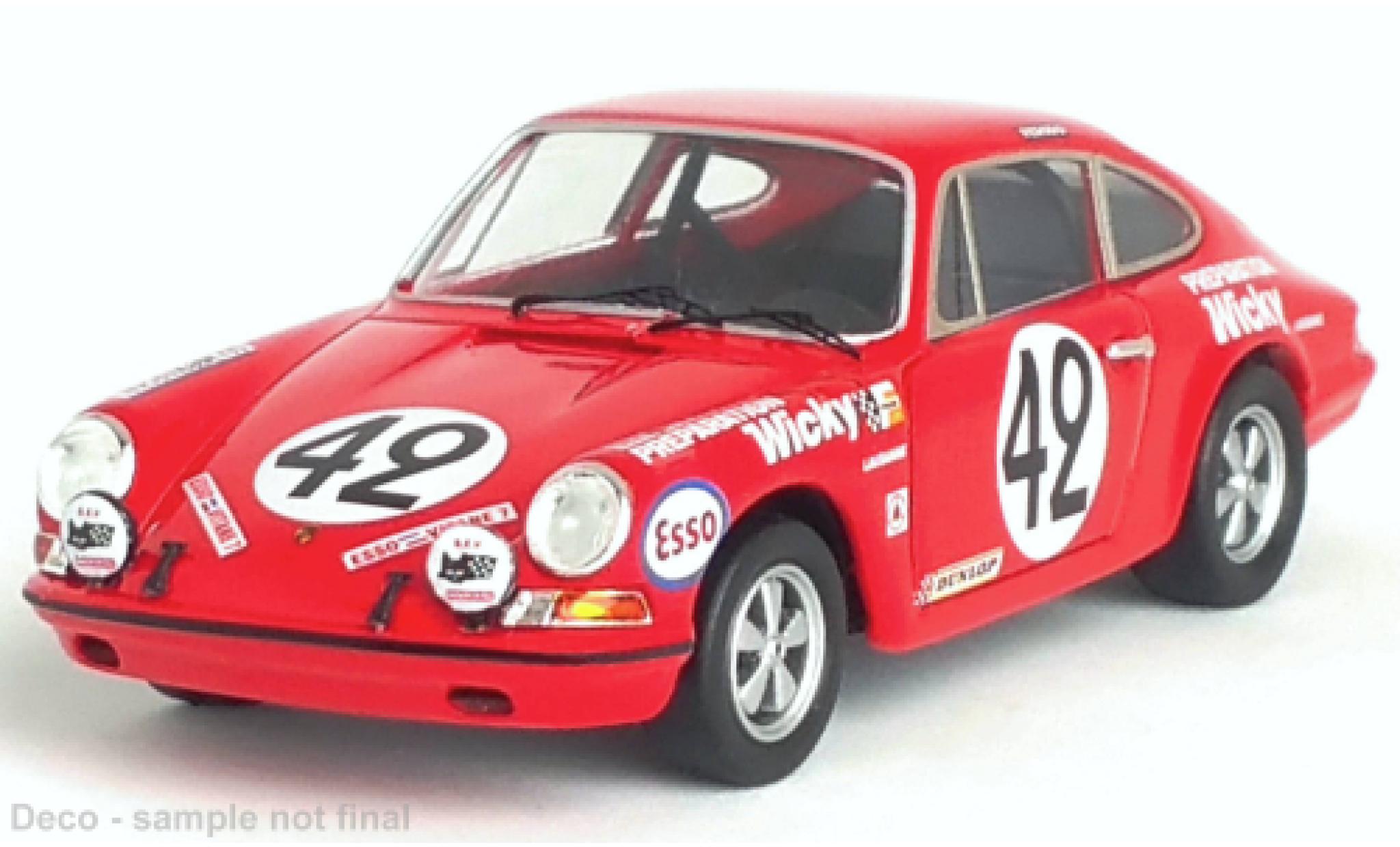Porsche 911 1/43 Trofeu T No.42 24h Le Mans 1969 diecast model cars