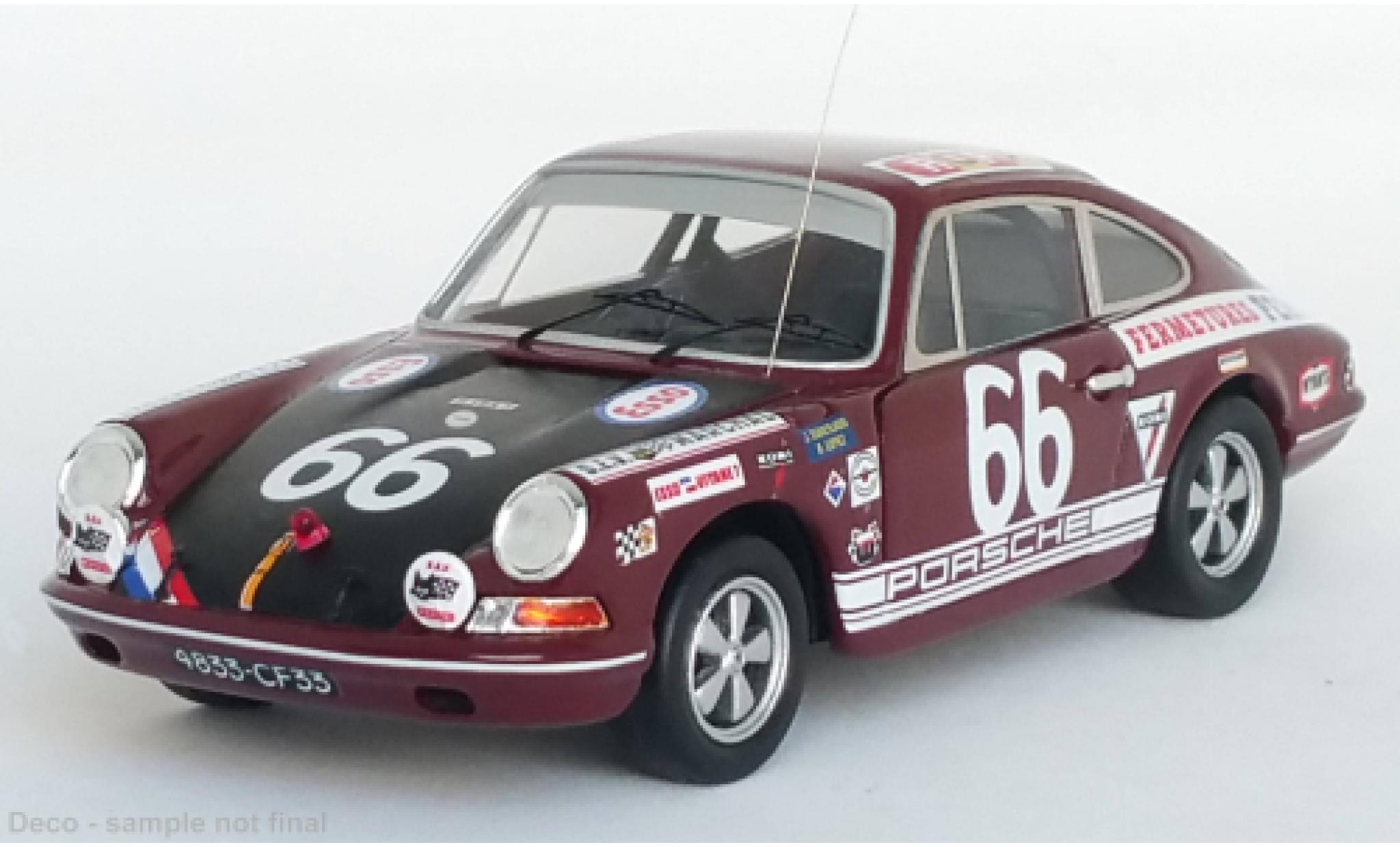 Porsche 911 1/43 Trofeu T No.66 24h Le Mans 1969 diecast model cars