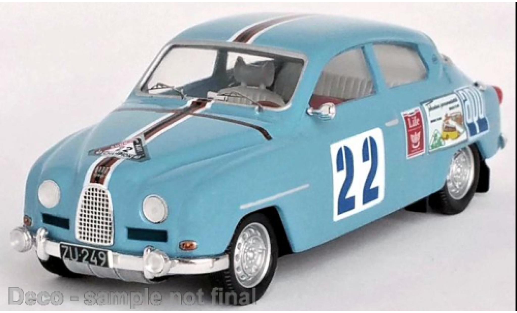 Saab 96 1/43 Trofeu No.22 1000 Lakes Rally 12 diecast model cars