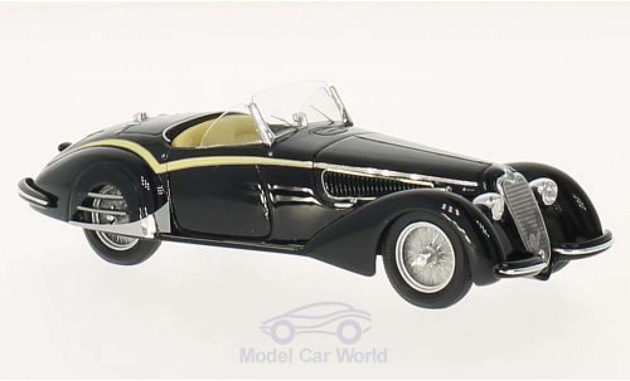 Alfa Romeo 8C 1/18 TrueScale Miniatures 2900B Loungo Touring Spider black 1938 diecast model cars