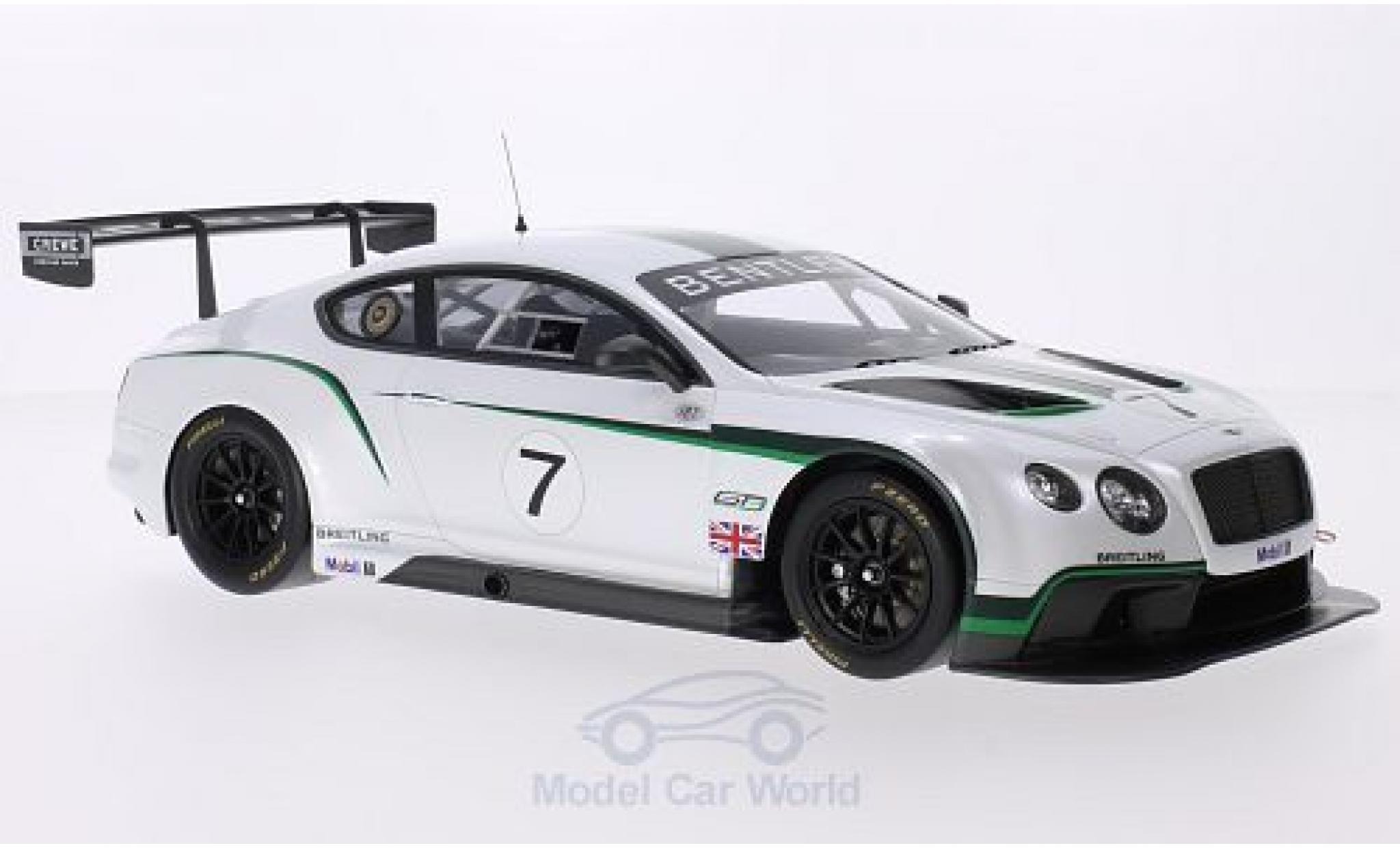 Bentley Continental T 1/18 TrueScale Miniatures GT3 No.7 Goodwood Festival of Speed 2013 diecast model cars