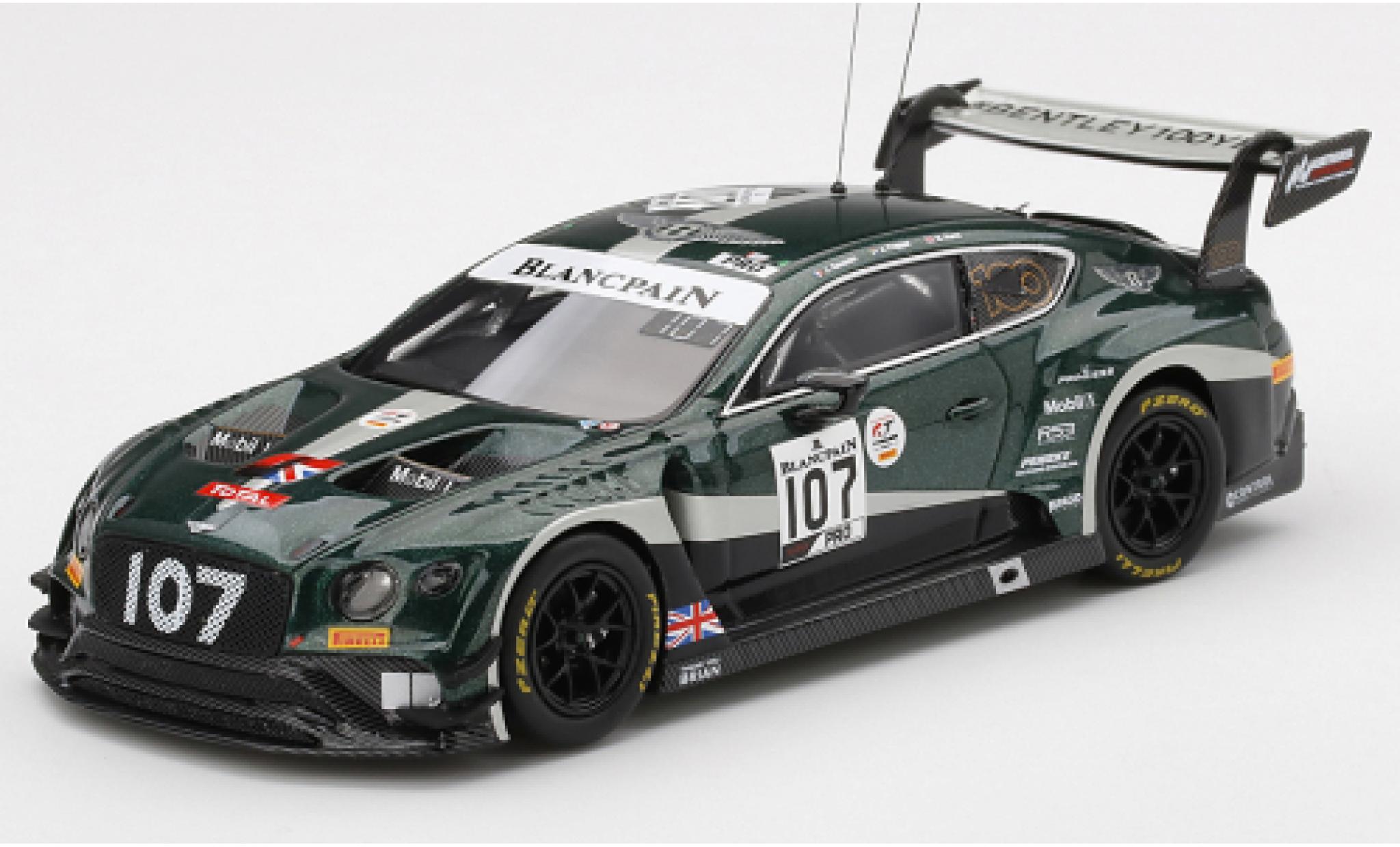 Bentley Continental 1/43 TrueScale Miniatures GT3 RHD No.107 M-Sport Team 24h Spa 2019 J.Pepper/S.Kane/J.Gounon diecast model cars