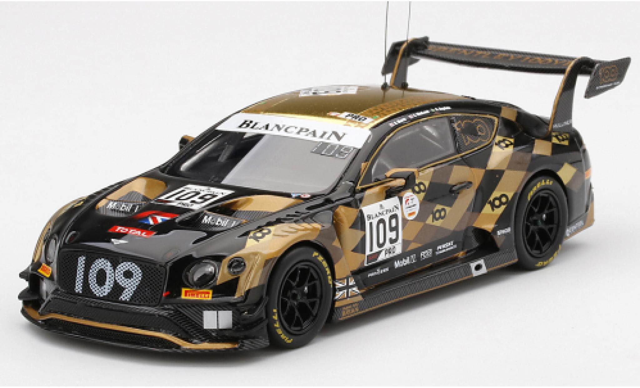 Bentley Continental 1/43 TrueScale Miniatures GT3 RHD No.109 M-Sport Team 24h Spa 2019 R.Baptista/C.MacLeod/S.Morris diecast model cars