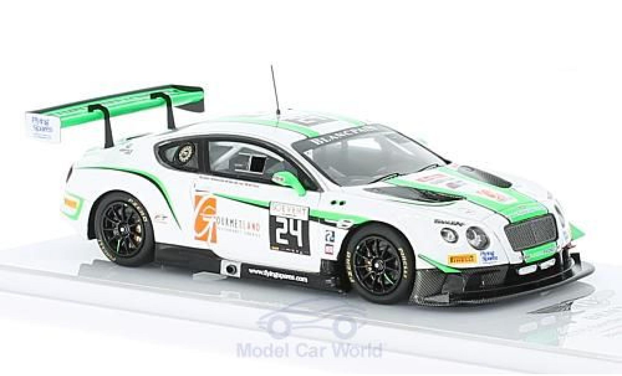 Bentley Continental T 1/43 TrueScale Miniatures GT3 RHD No.24 Blancpain GT Series 24h Spa 2016 A.Meyrick/T.Onslow-Cole/I.Loggie diecast model cars