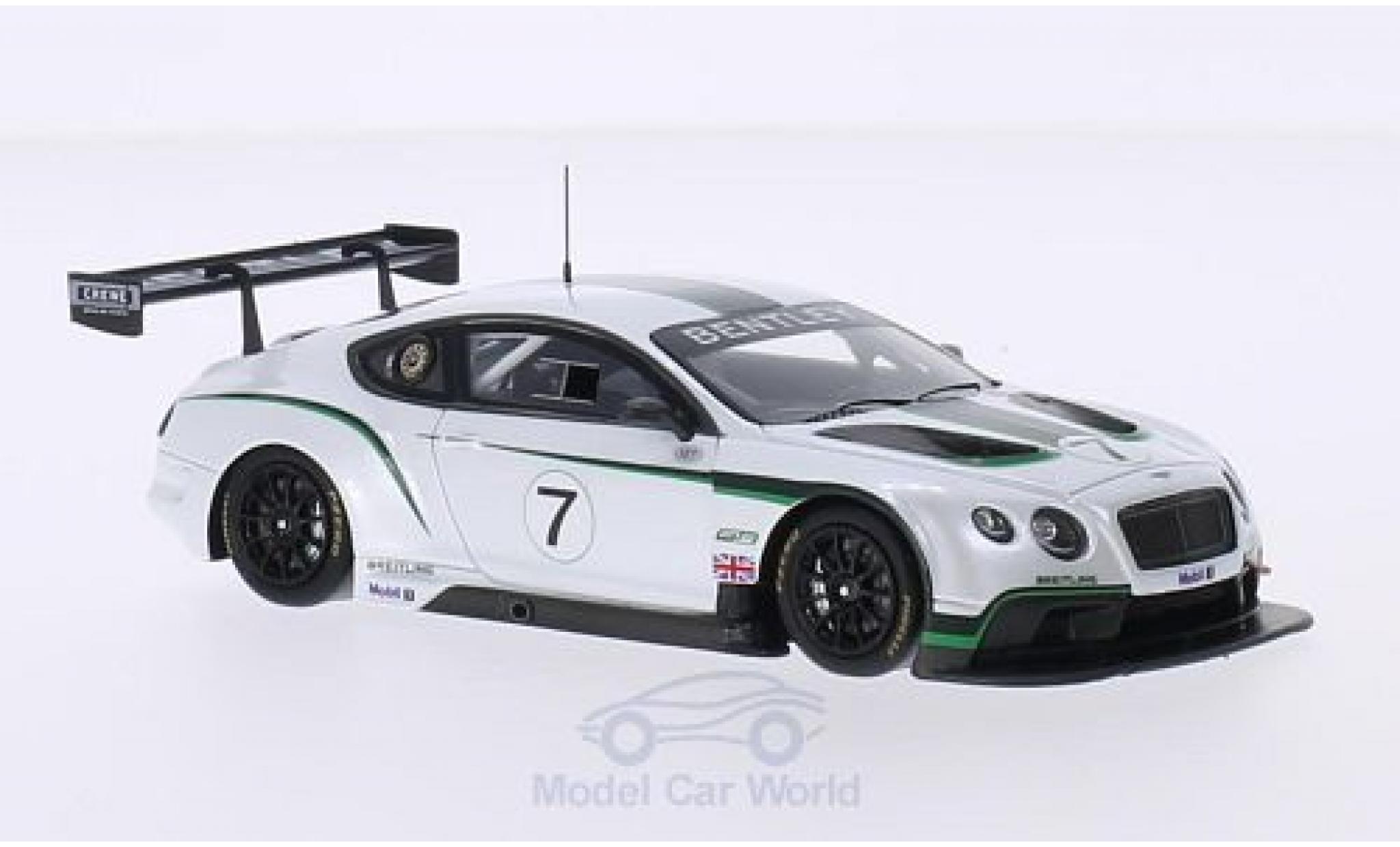 Bentley Continental T 1/43 TrueScale Miniatures GT3 RHD No.7 Festival of Speed Goodwood 2013 diecast model cars