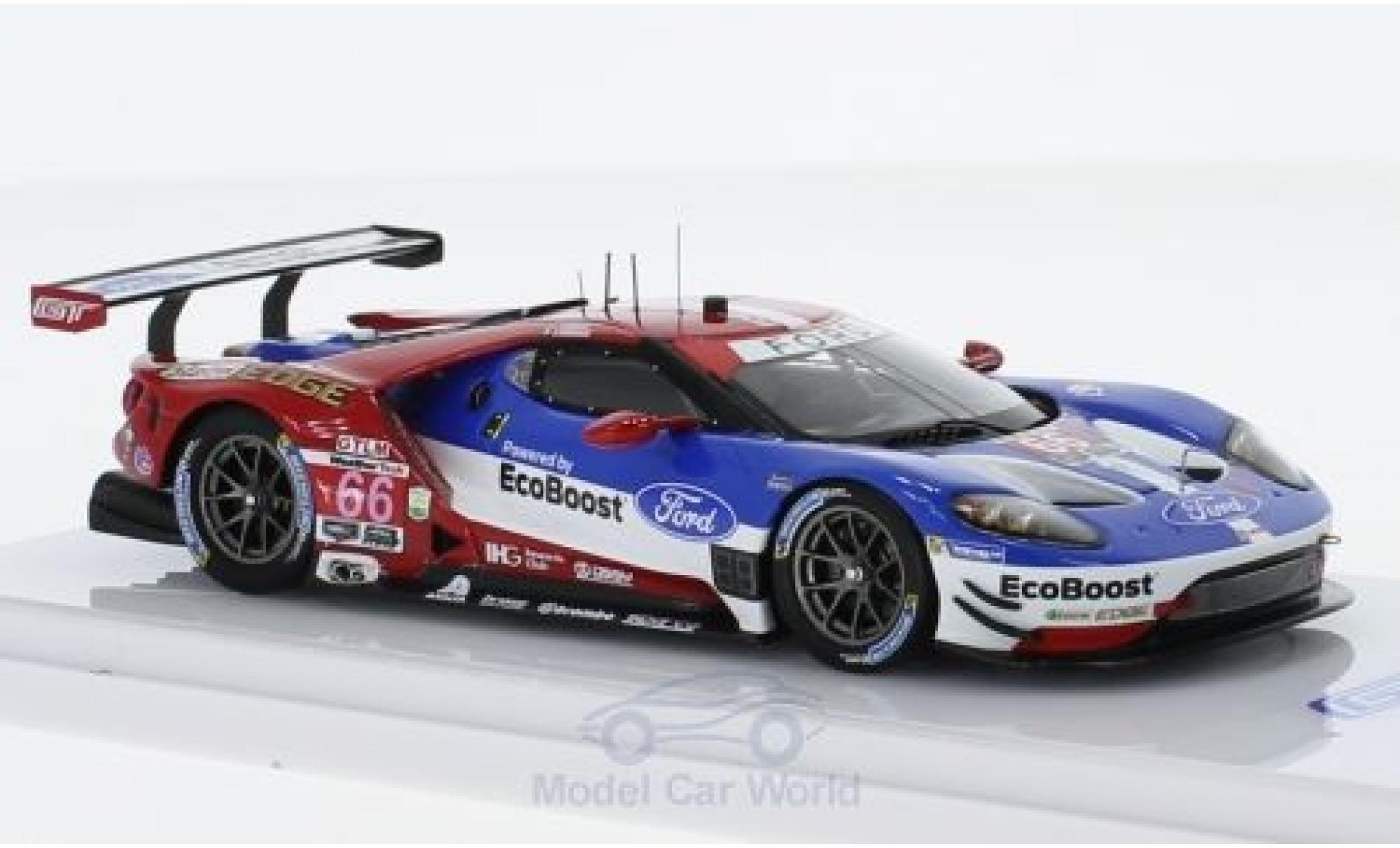 Ford GT 1/43 TrueScale Miniatures No.66 Chip Ganassi Racing 24h Daytona 2017 D.M&uuml;ller/J.Hand/S.Bourdais diecast model cars