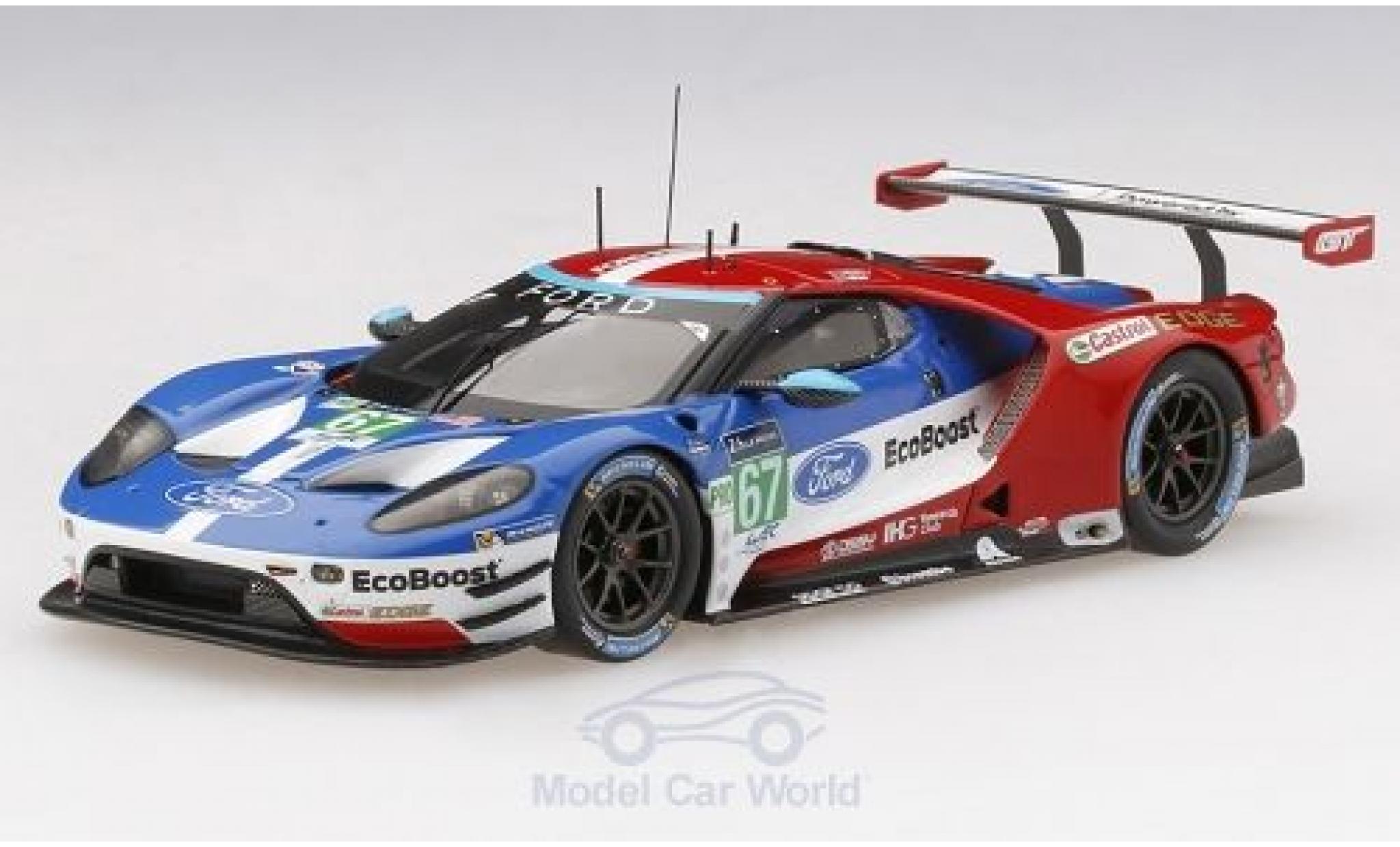 Ford GT 1/43 TrueScale Miniatures No.67 Chip Ganassi Team UK 24h Le Mans 2017 A.Priaulx/H.Tincknell/L.F.Derani diecast model cars
