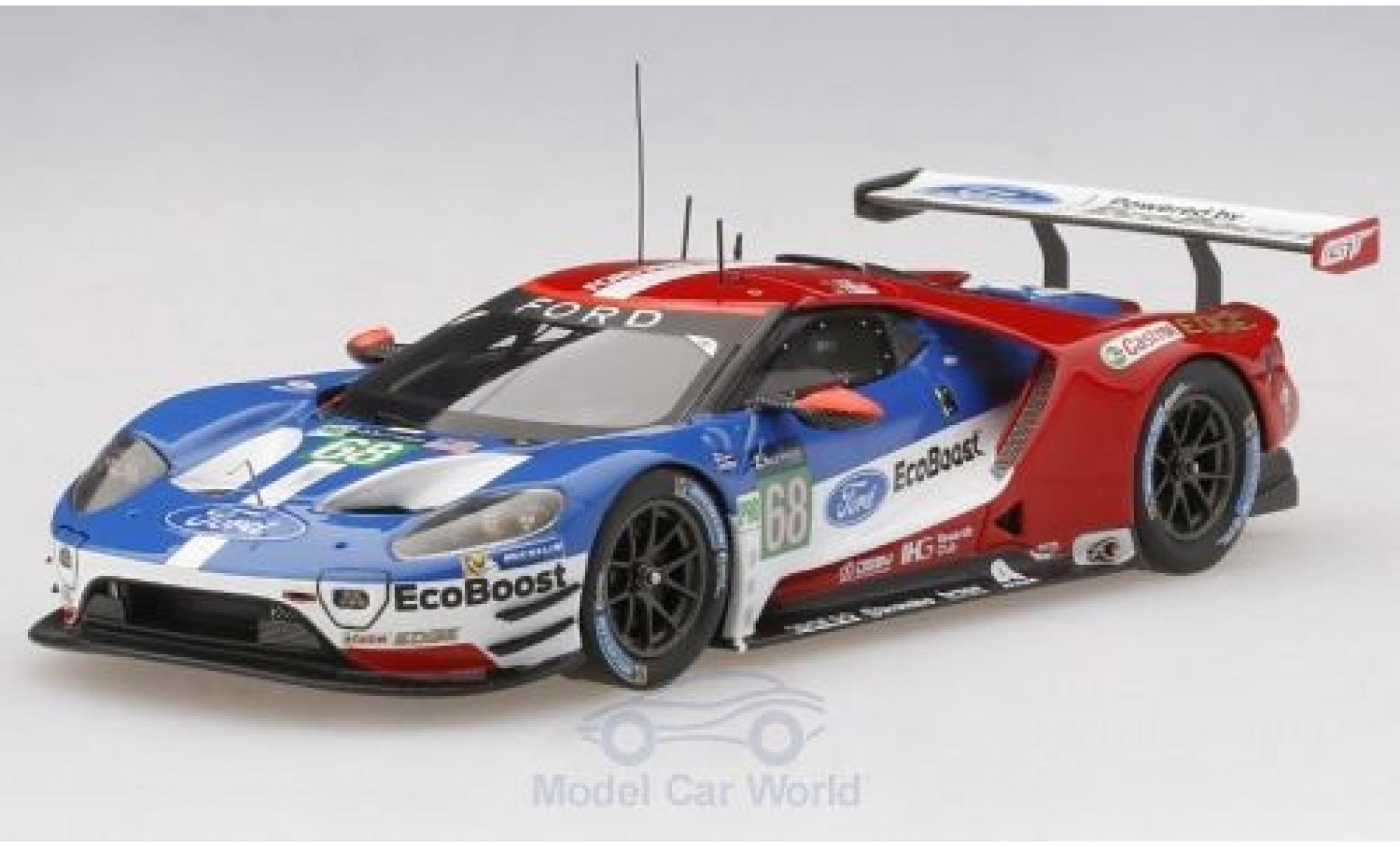 Ford GT 1/43 TrueScale Miniatures No.68 Chip Ganassi Team USA 24h Le Mans 2017 J.Hand/D.M&uuml;ller/T.Kanaan diecast model cars