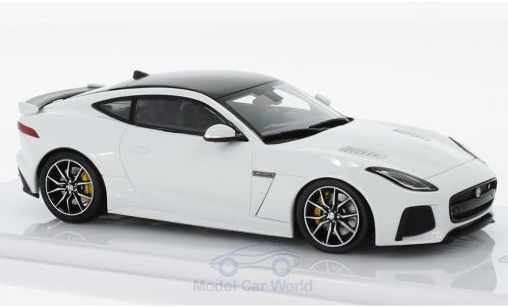 Jaguar F-Type 1/43 TrueScale Miniatures SVR white diecast model cars