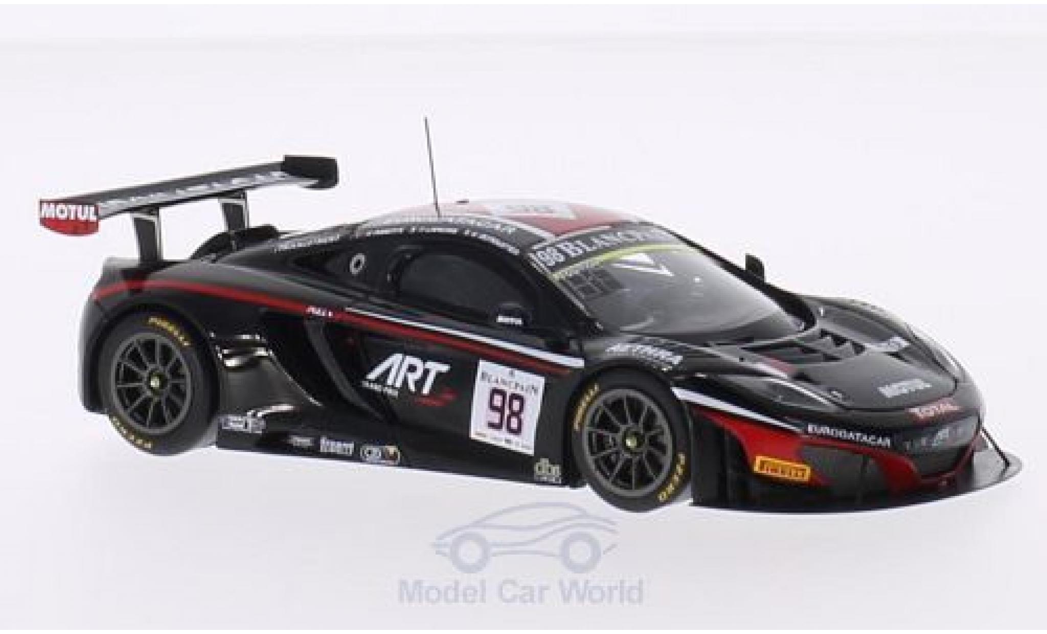 McLaren MP4-12C 1/18 TrueScale Miniatures 12C GT3 No.98 ART Grand Prix 24h Spa 2014 G.Demoustier/N.Lapierre/A.Parente diecast model cars