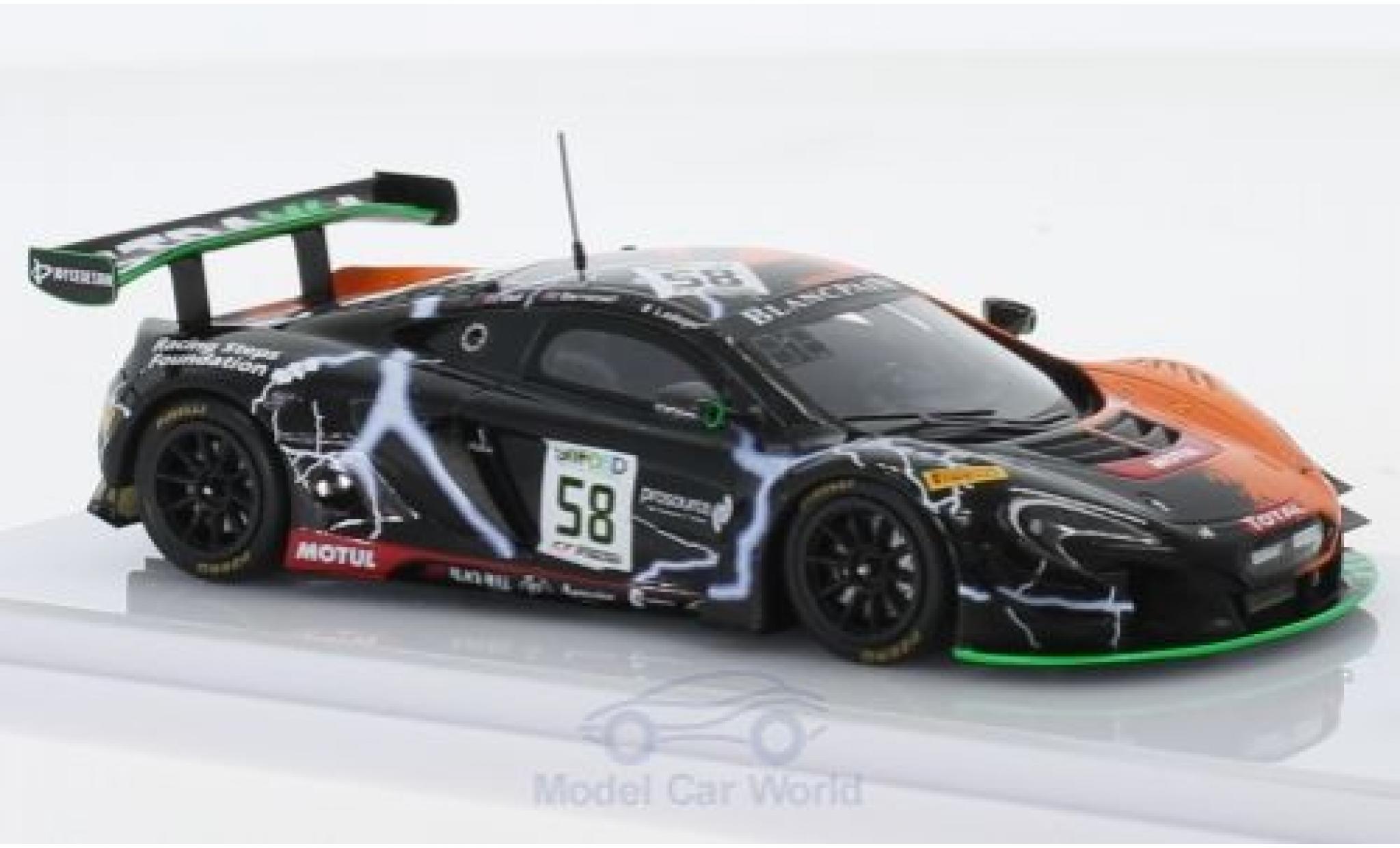 McLaren 650 1/43 TrueScale Miniatures S GT3 No.58 Strakka Racing 24h Spa 2017 C.Ledogar/R.Bell/B.Barnicoat diecast model cars