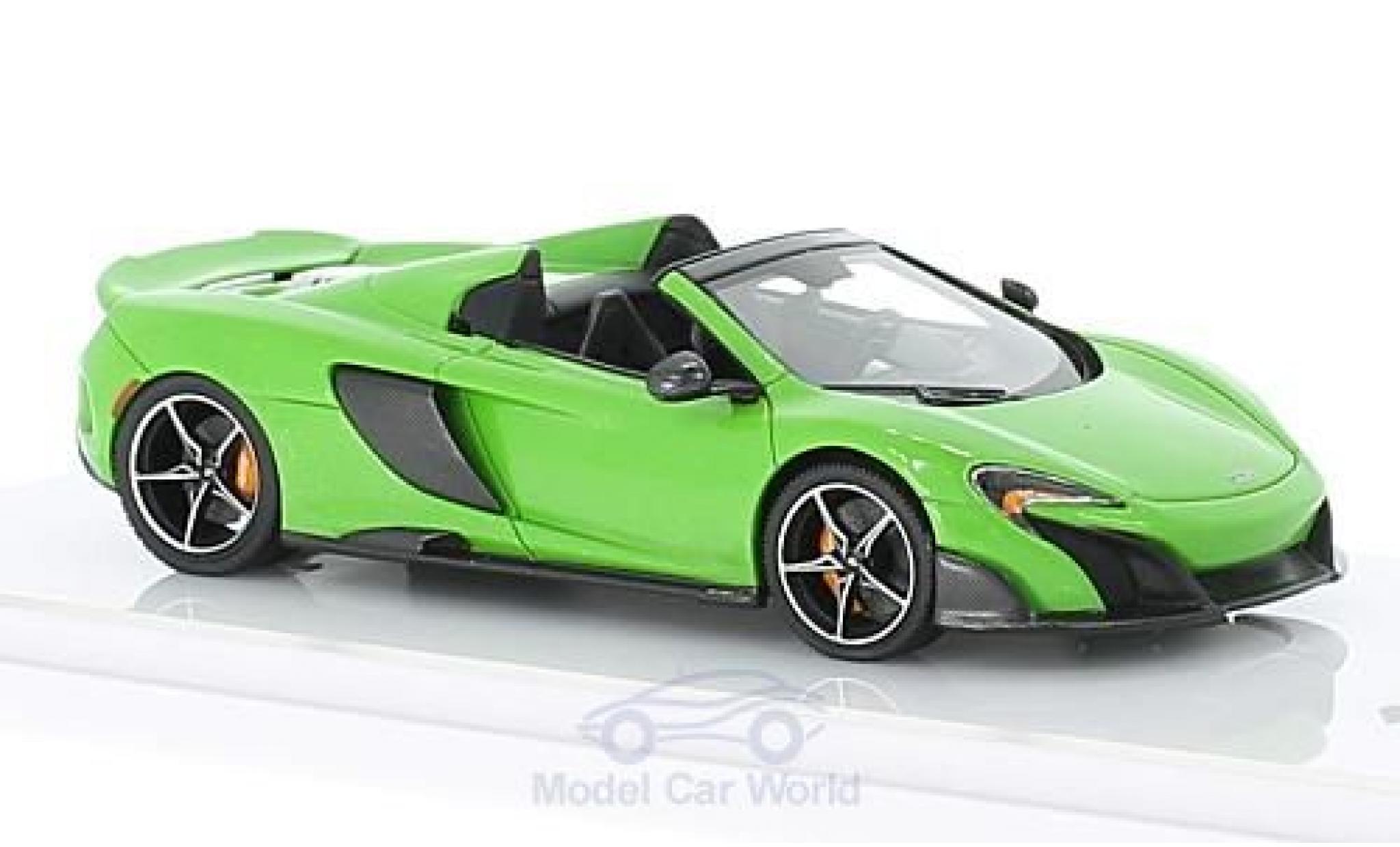 McLaren 675 1/43 TrueScale Miniatures LT Spider green 2016 diecast model cars