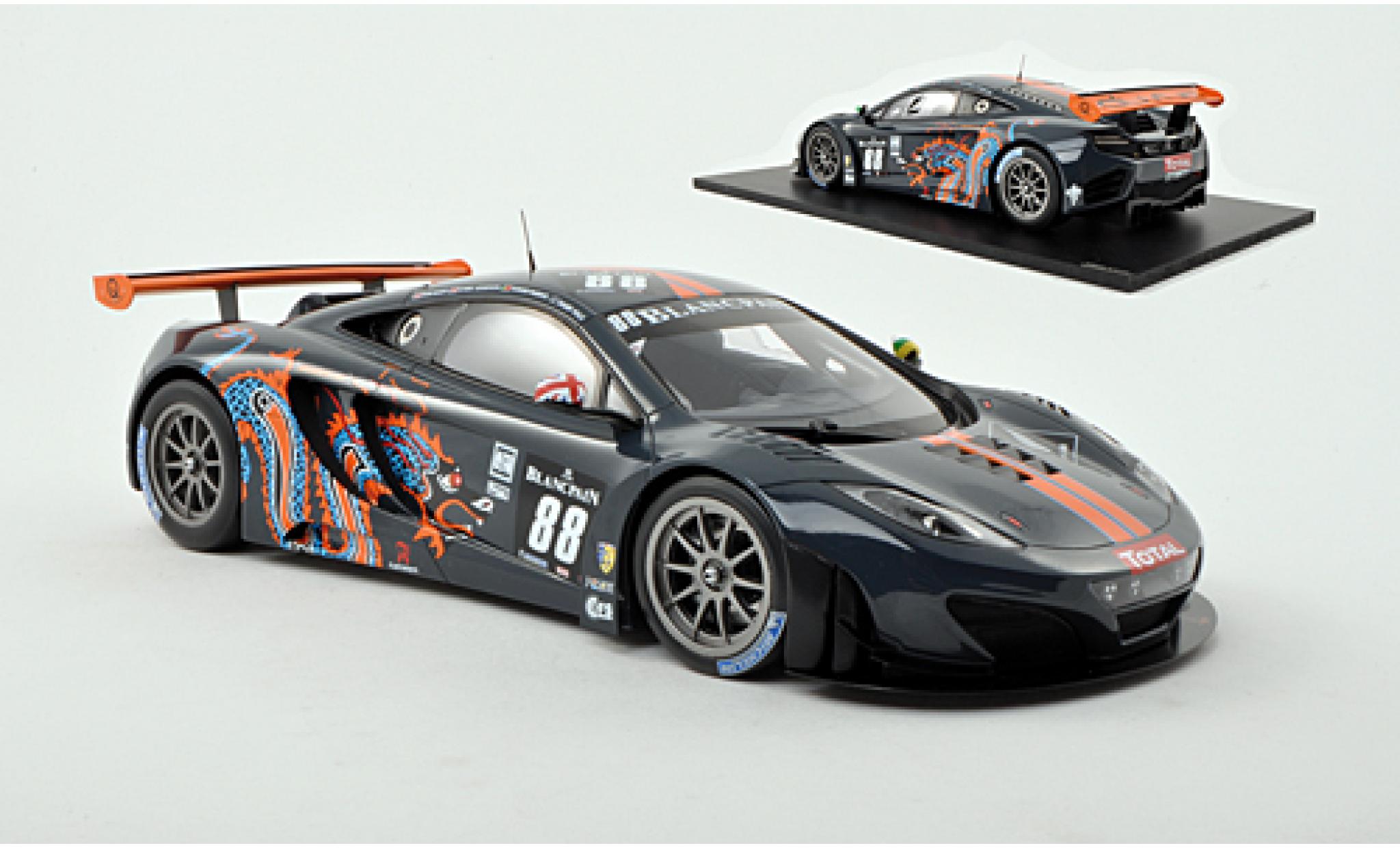 McLaren MP4-12C 1/18 TrueScale Miniatures GT3 No.88 Von Ryan Racing FIA GT3 24h Spa 2012 R.Barff/C.Goodwin/A.Parente/R.Wills diecast model cars
