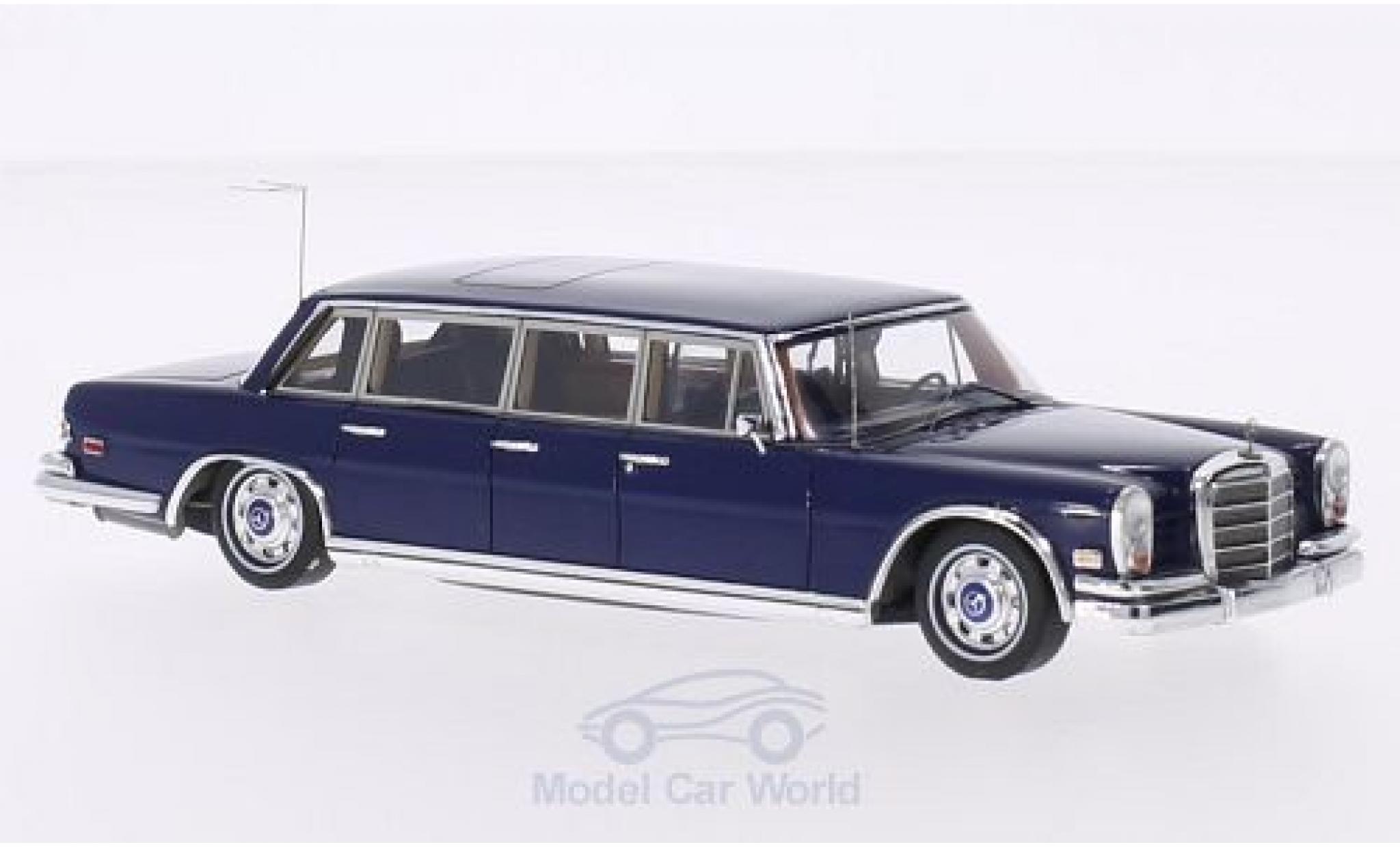 Mercedes 600 1/43 TrueScale Miniatures (W100) Pullman blue 1969 Elvis Presley diecast model cars