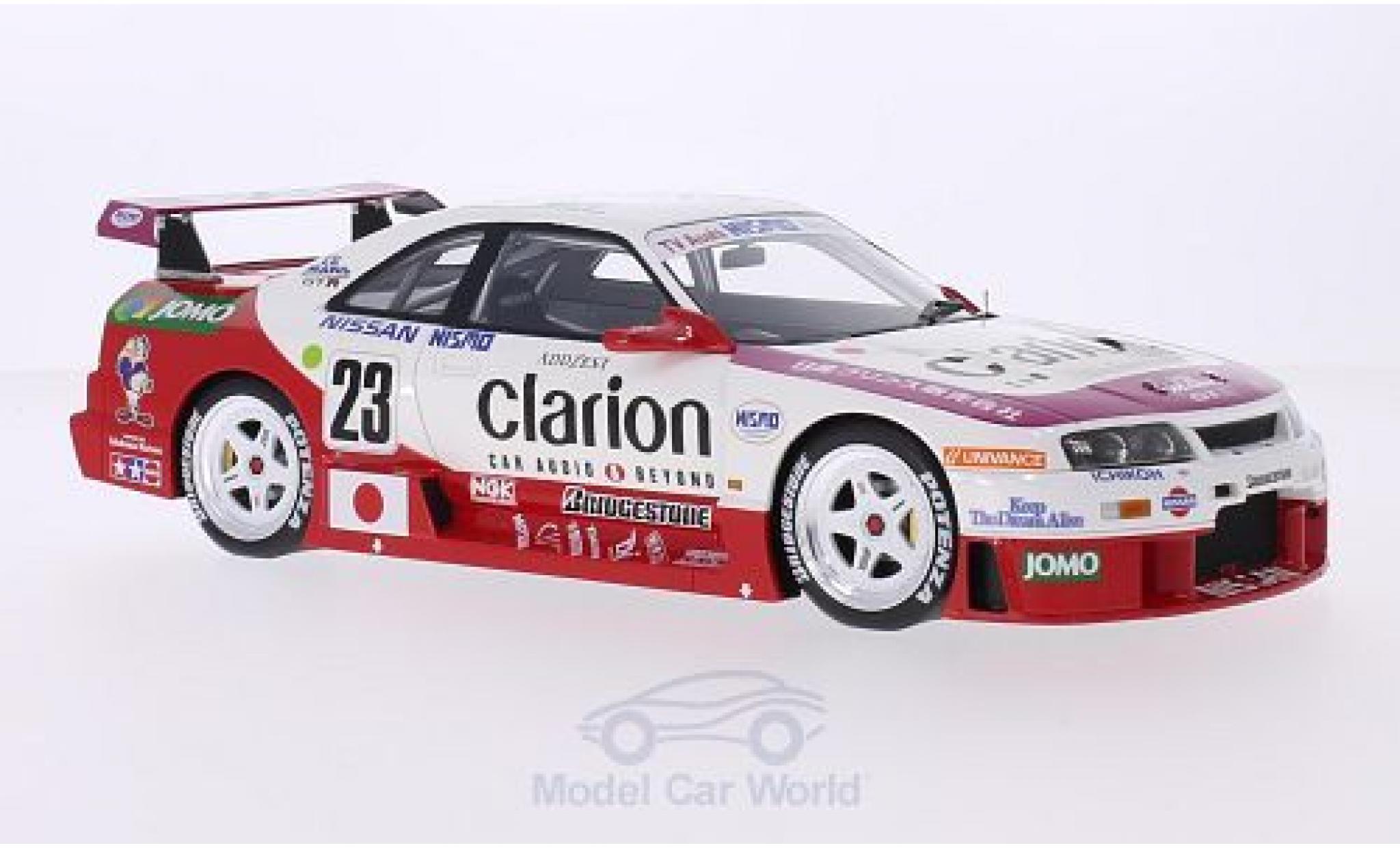 Nissan Skyline 1/18 TrueScale Miniatures GT-R LM RHD No.23 Nismo Clarion 24h Le Mans 1995 K.Hoshino/T.Suzuki/M.Kageyama diecast model cars