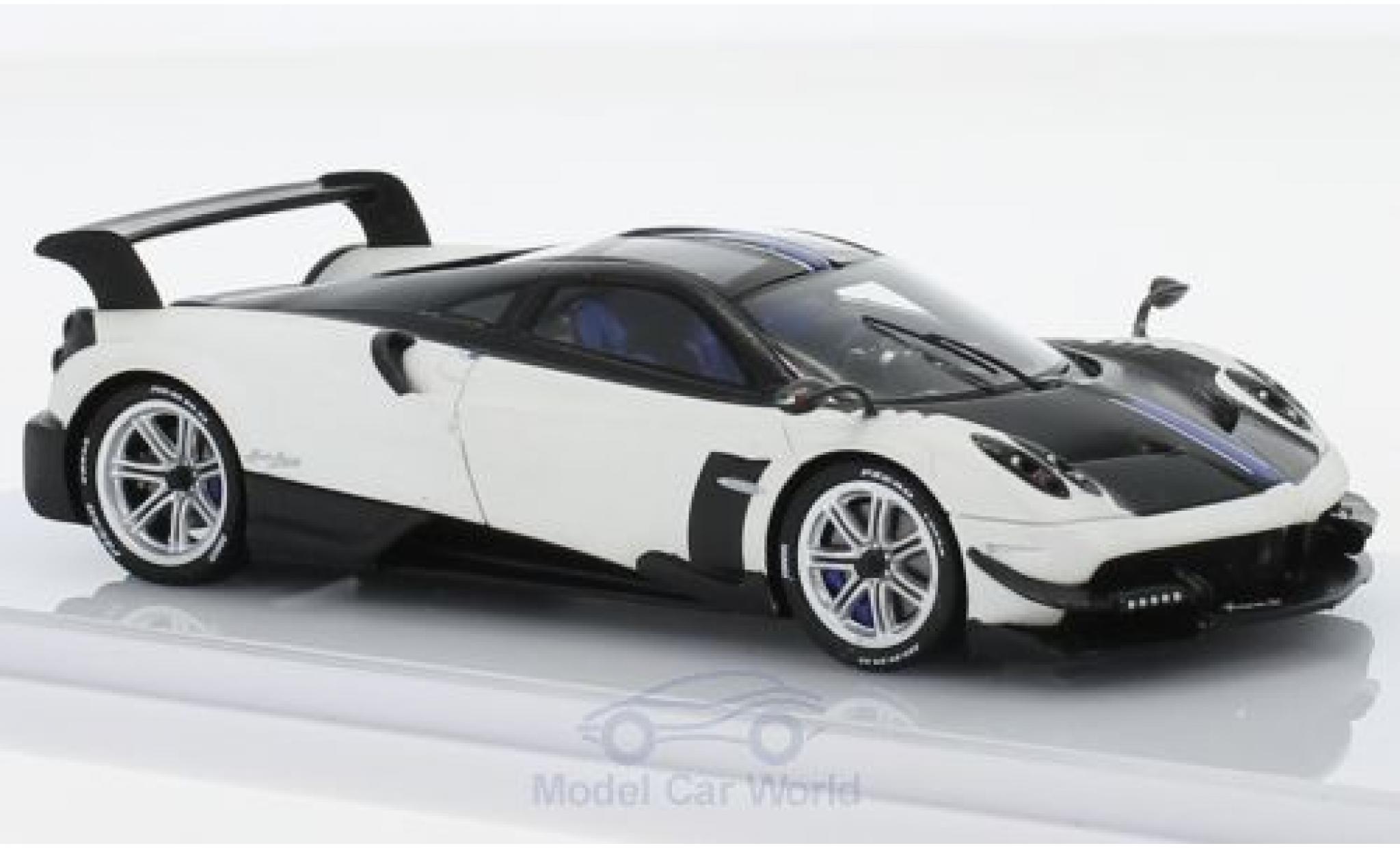 Pagani Huayra 1/43 TrueScale Miniatures BC matt-white/carbon diecast model cars